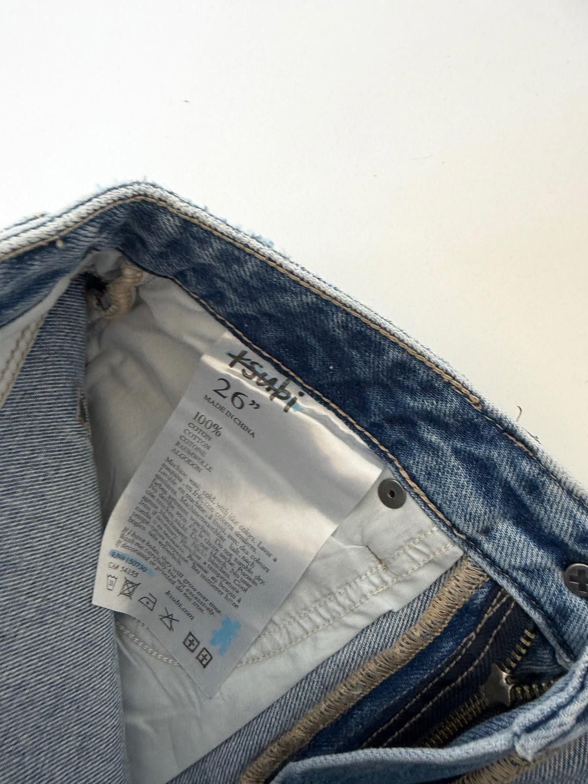 Ksubi new ksubi womens denim rise n hi dettached shorts blue 26 Size 26" / US 2 / IT 38 - 6 Thumbnail