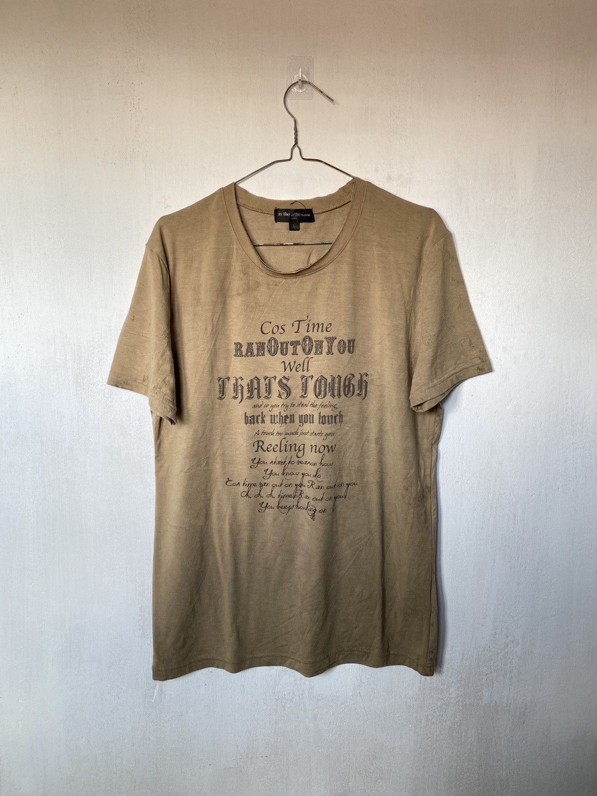 If Six Was Nine × In The Attic × Le Grande Bleu (L.G.B.) In The Attic Homme Poem Feather Tshirt Size US M / EU 48-50 / 2 - 2 Thumbnail