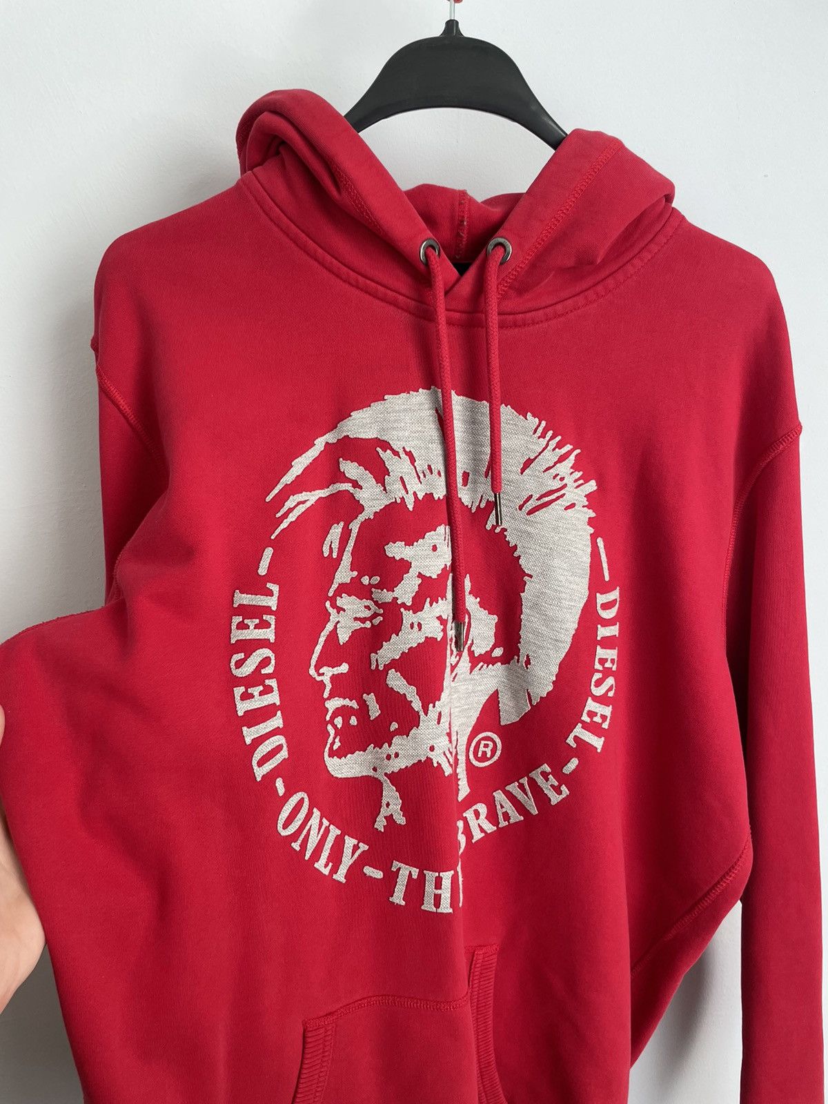 Diesel Vintage 90s Diesel Hoodie Logo Size US L / EU 52-54 / 3 - 2 Thumbnail