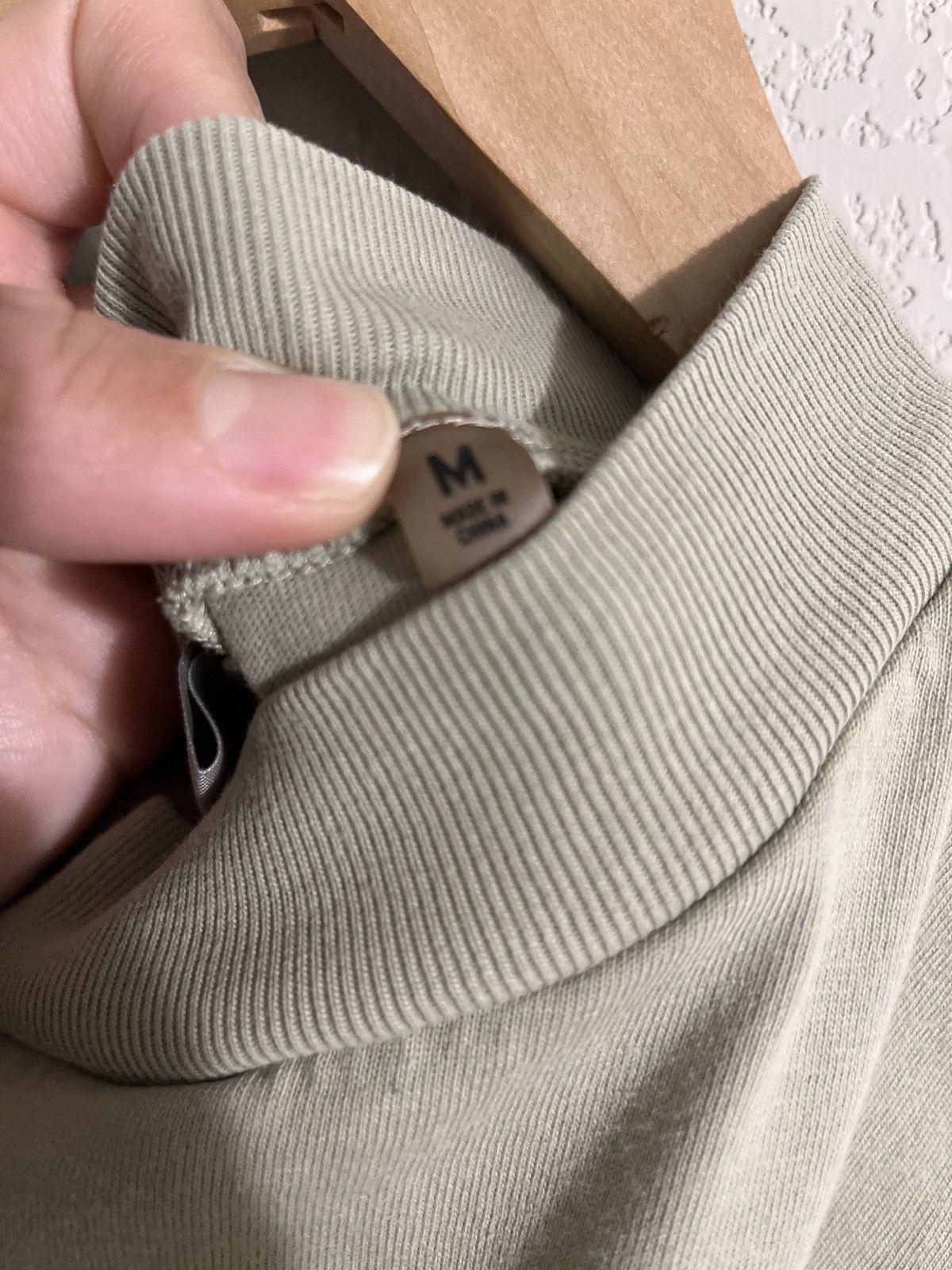 Essentials × Fear of God Essentials Seafoam green tee Size US M / EU 48-50 / 2 - 9 Thumbnail