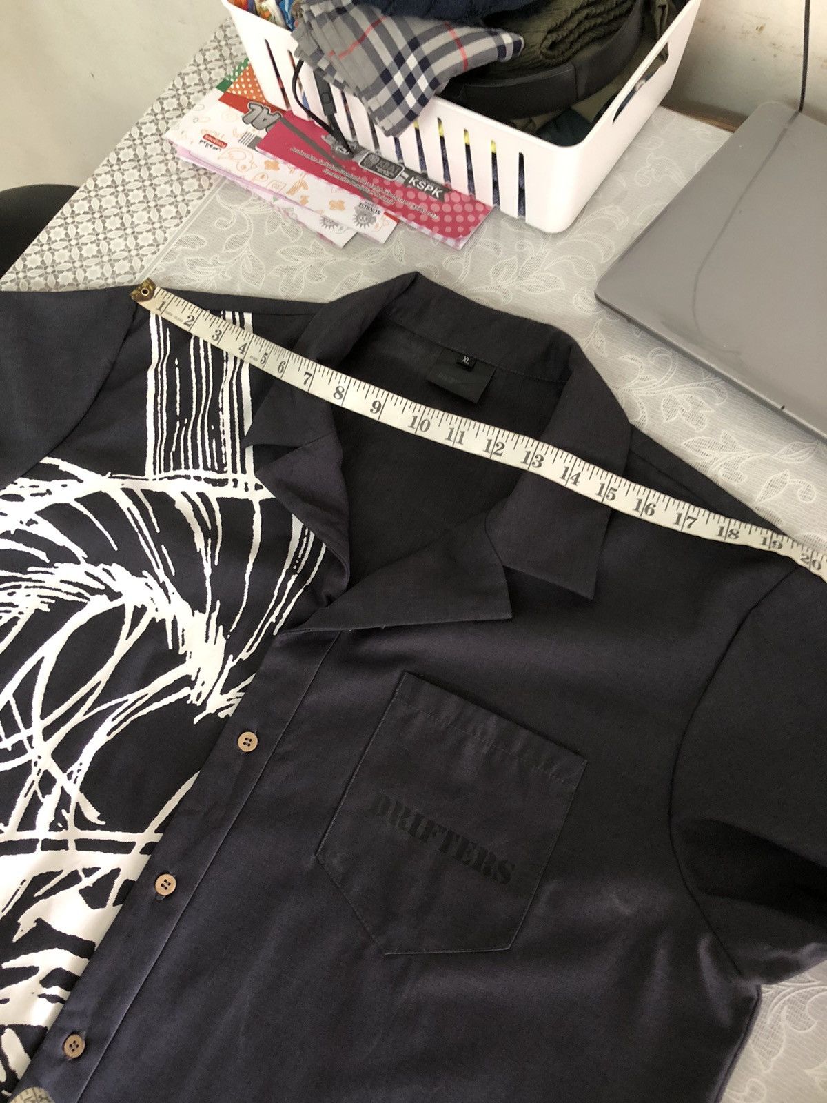 Anime Rare🔥 Drifters x Anime Oda Nobunaga Open Collar Shirt Size US XL / EU 56 / 4 - 14 Thumbnail