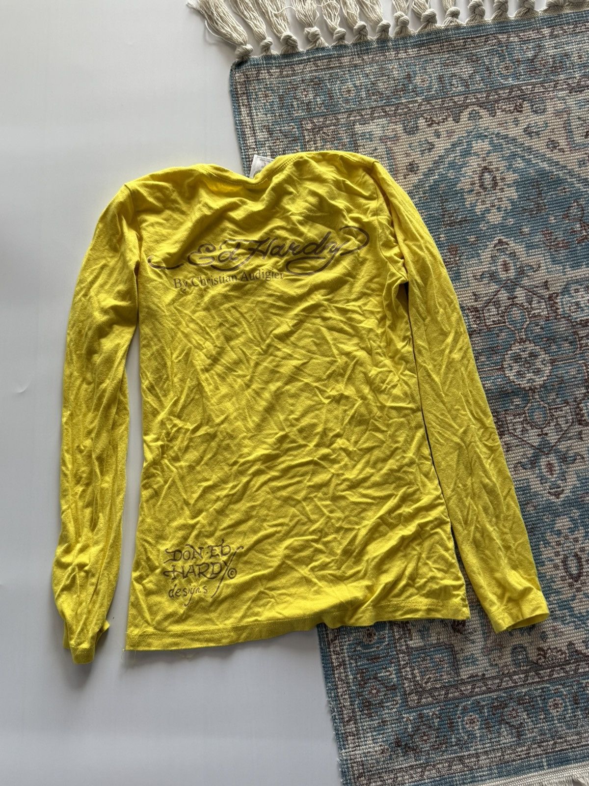 Ed Hardy Vintage Ed Hardy Y2K Kills Love Long Sleeve Size L / US 10 / IT 46 - 5 Thumbnail
