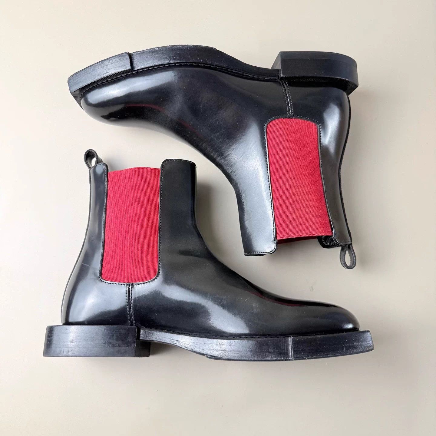Alexander McQueen Alexander McQueen Black & Red Chelsea Boots EU36 Size US 5 / IT 35 - 6 Thumbnail