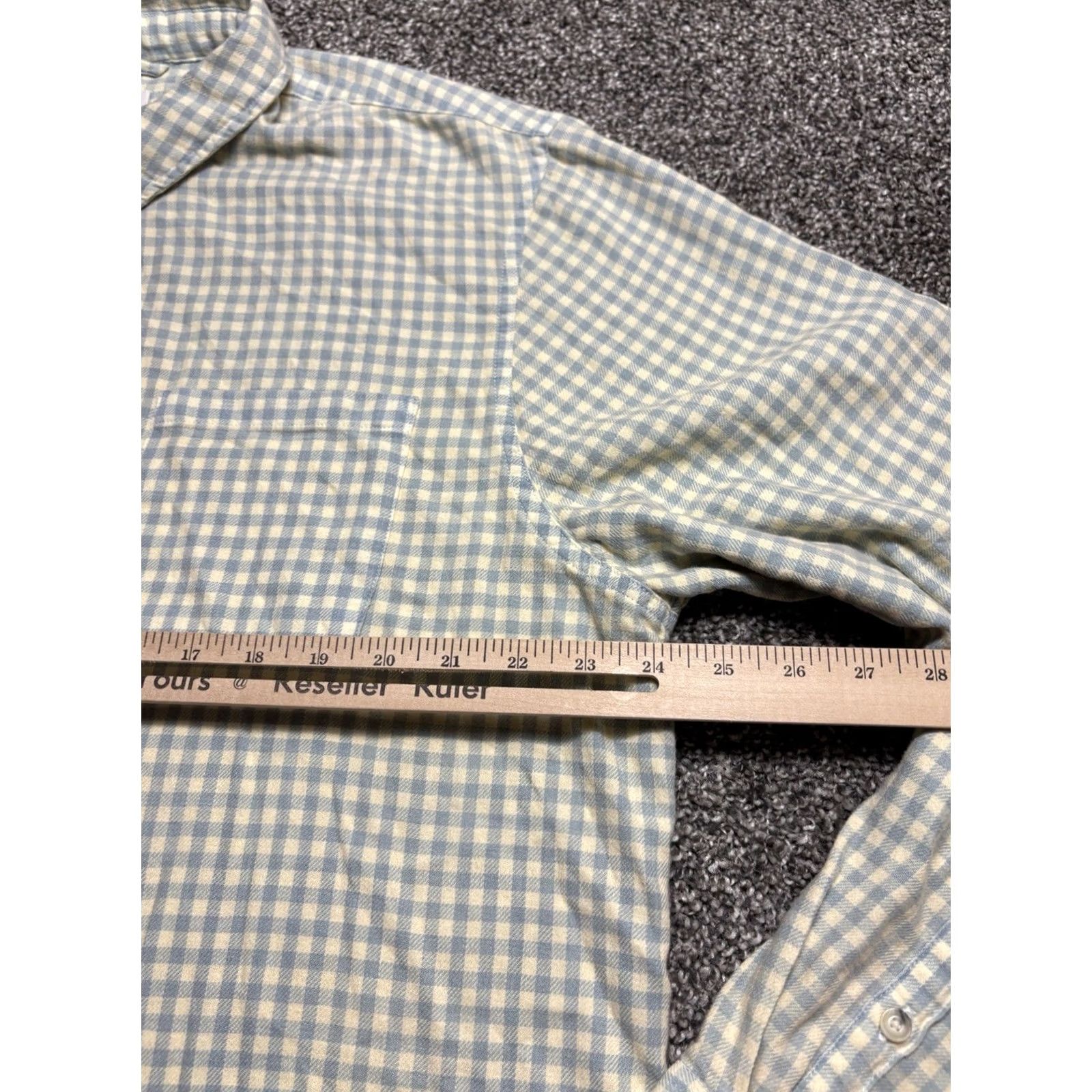 Marine Layer Marine Layer Flannel Shirt Mens 2XL Blue Plaid Button-Front Shacket Size US XXL / EU 58 / 5 - 5 Thumbnail