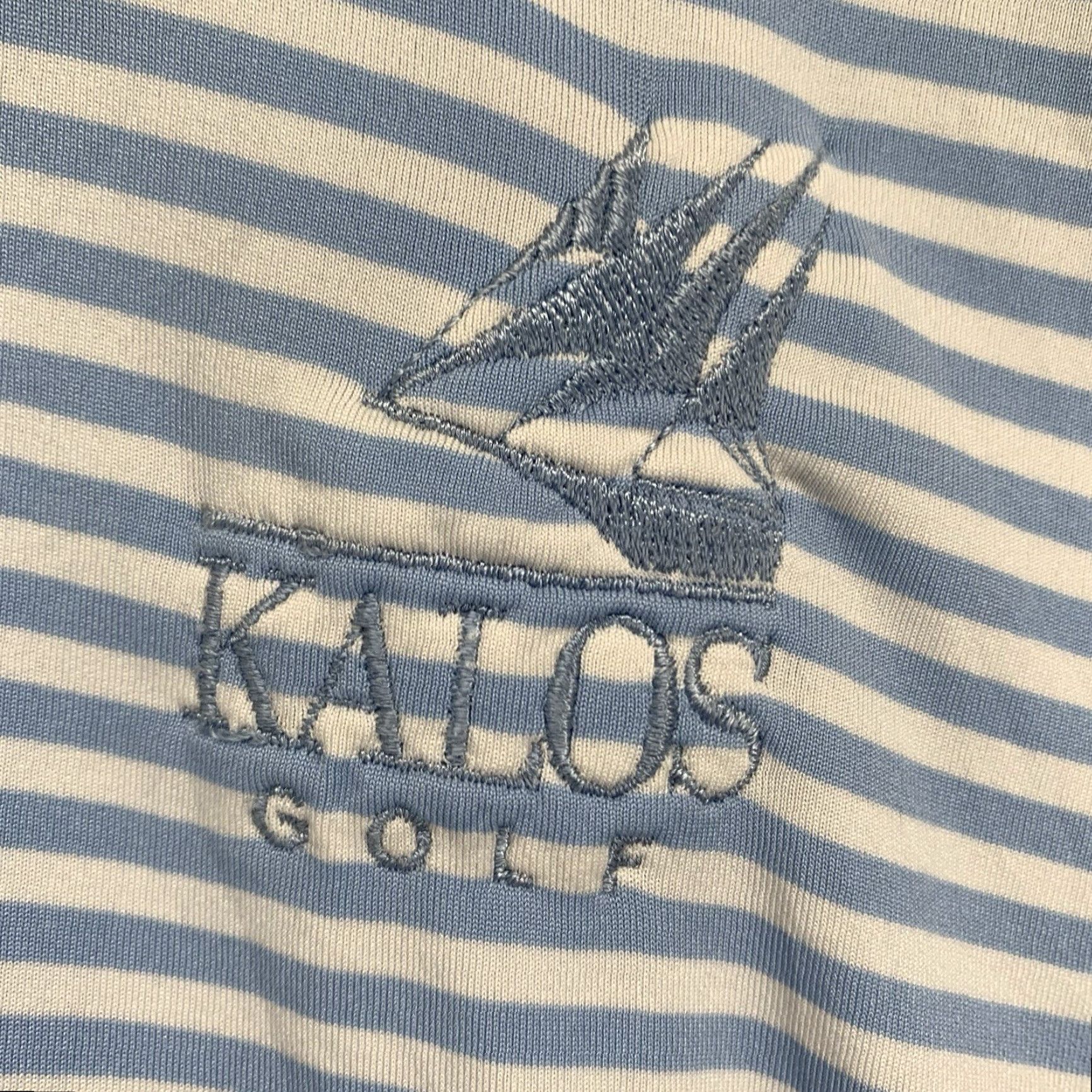 Peter Millar Peter Millar Polo Shirt M Striped Blue Summer Comfort Golf Button Collar Short Sleeve Mens Size US M / EU 48-50 / 2 - 2 Thumbnail