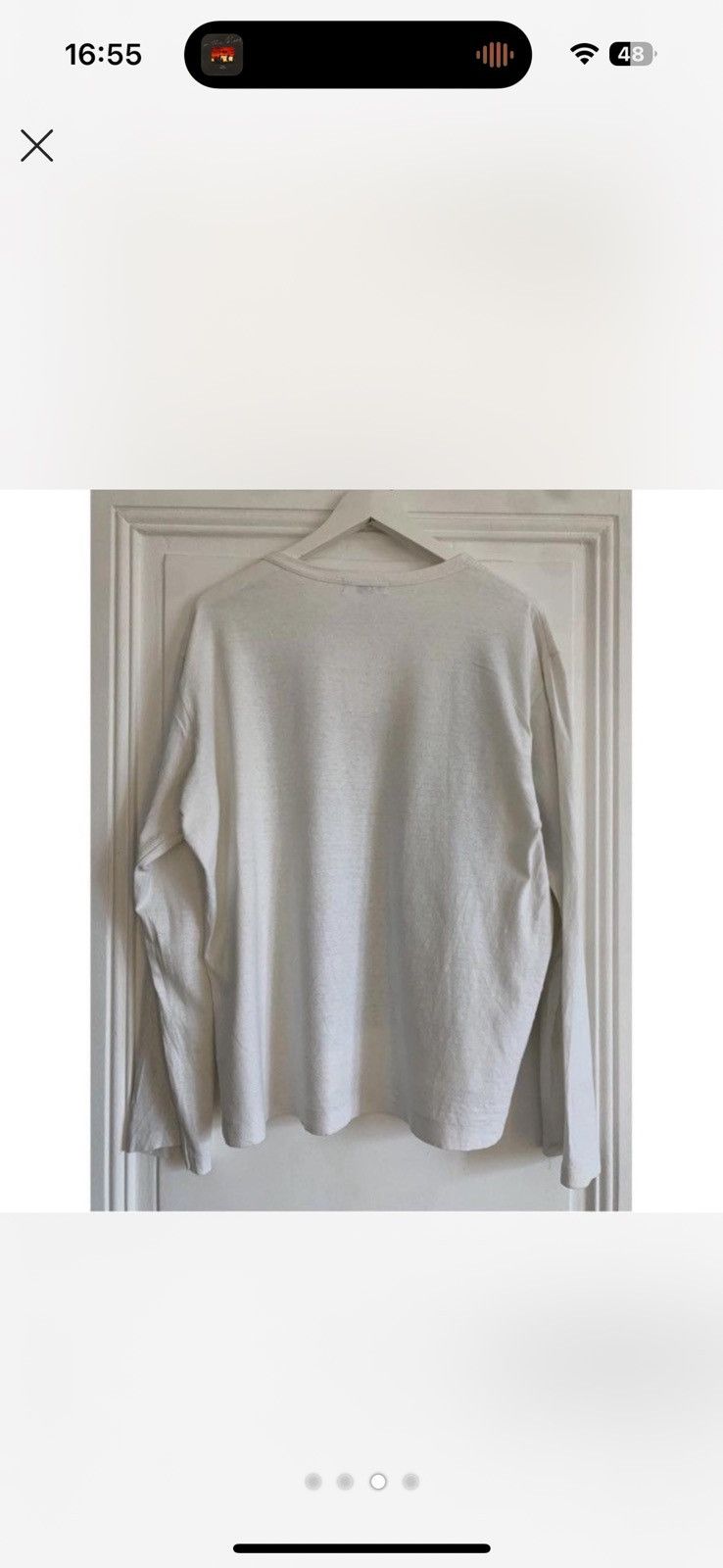 Yohji Yamamoto Yohji Yamamoto Pour Homme long sleeve white t-shirt (size 3) Size US L / EU 52-54 / 3 - 3 Thumbnail