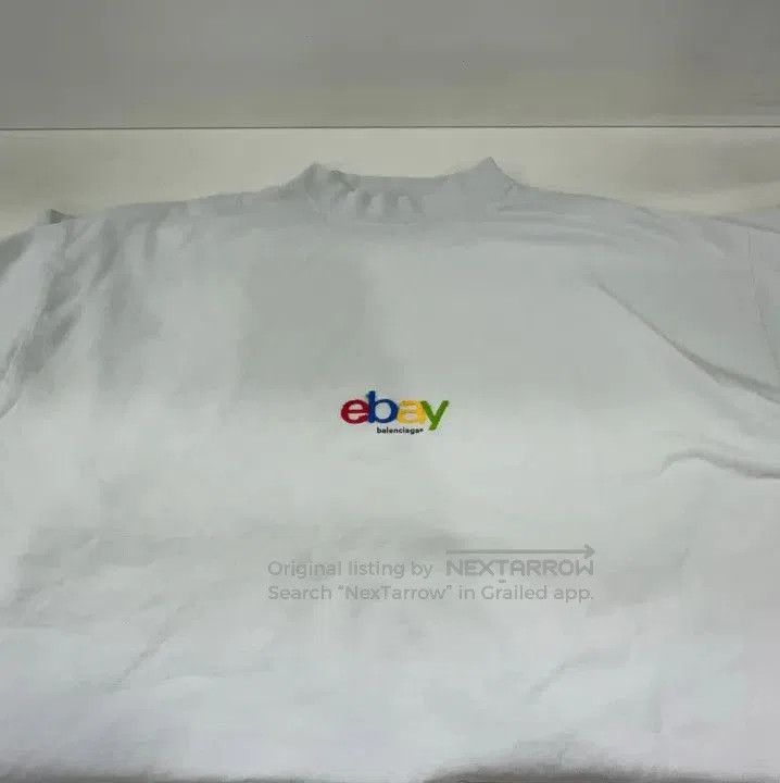Balenciaga Balenciaga Embroidered Logo Short Sleeve T-Shirt. Size US M / EU 48-50 / 2 - 8 Thumbnail