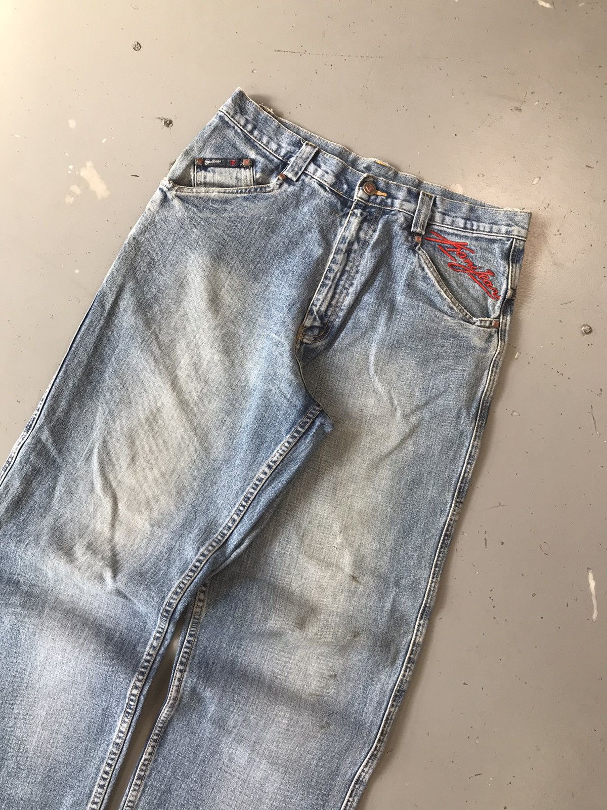 Karl Kani × Vintage Vintage Kani jeans logo embroidered denim Size US 34 / EU 50 - 5 Thumbnail