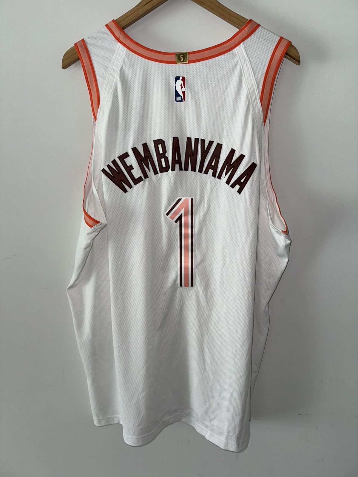 NBA × Nike Nike Wembanyama City Edition Authentic Jersey SIZE 56 SPURS Size US XXL / EU 58 / 5 - 2 Thumbnail