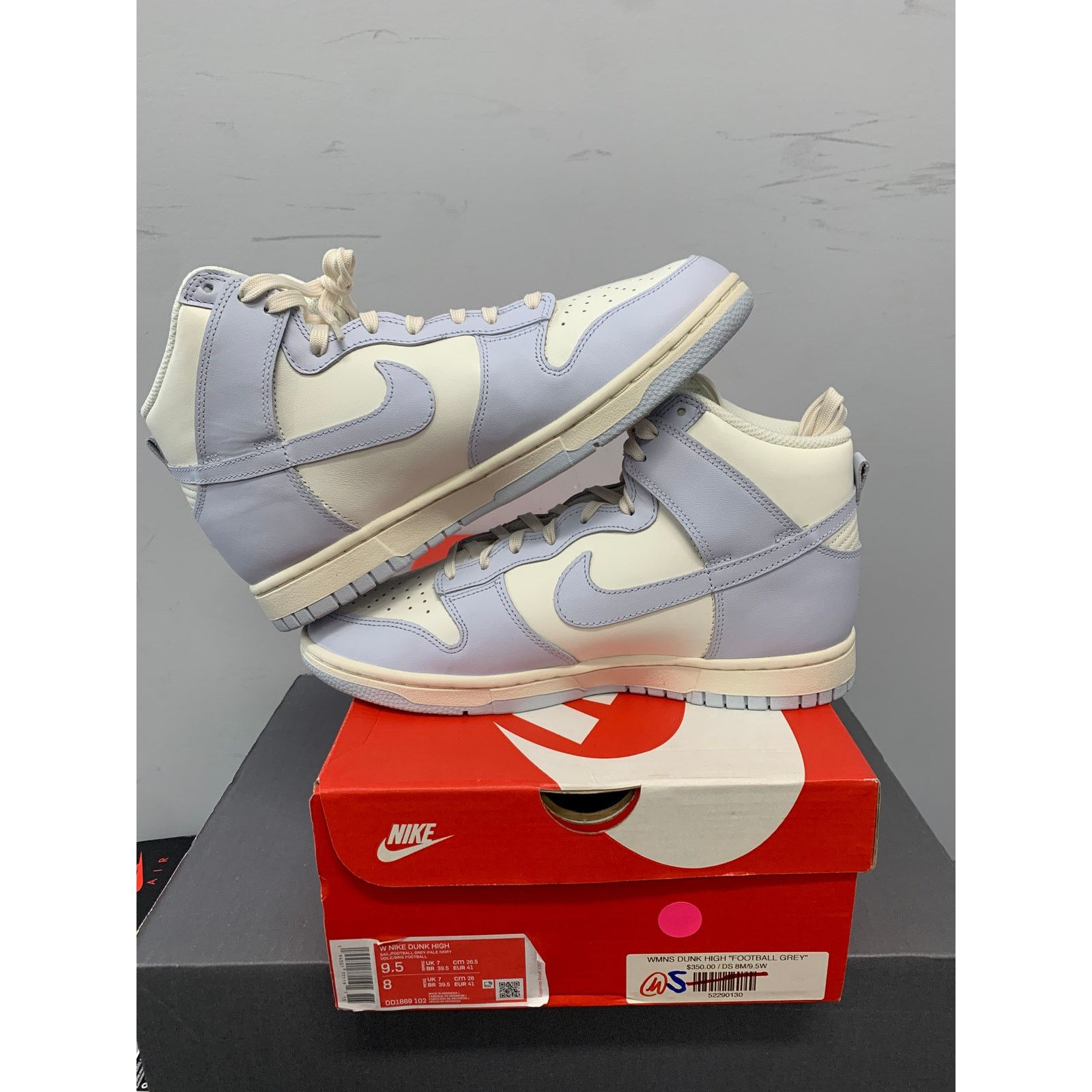 Nike Nike Dunk High Sail Football Grey Women's 9.5 NEW SHIPS NOW Size US 9.5 / IT 39.5 - 5 Thumbnail