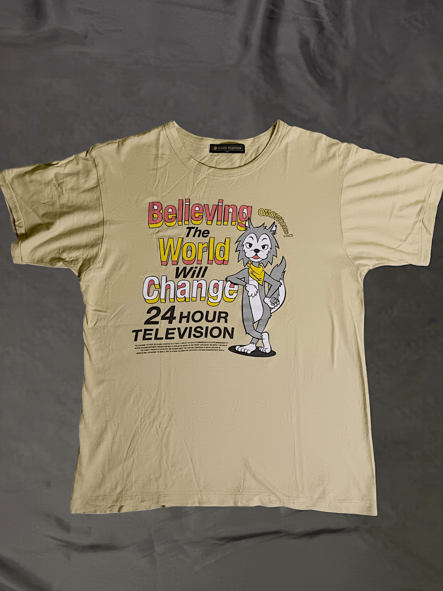 Japanese Brand × Vintage 24 Hour Television-Believing the World Will Change Size US M / EU 48-50 / 2 - 10 Thumbnail