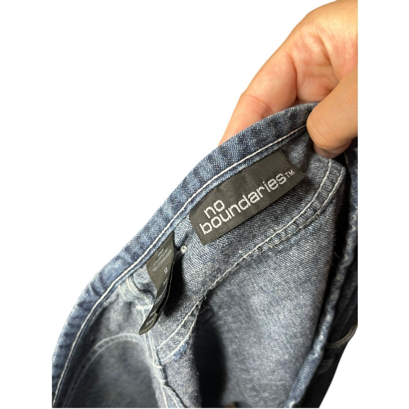 Other Vintage No Boundaries Y2K Denim Shorts Size 13 Size 34" / US 12 / IT 48 - 4 Thumbnail