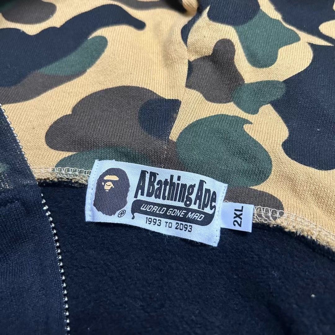 Bape COLOR CAMO SHARK FULL ZIP HOODIE Size US XXL / EU 58 / 5 - 7 Thumbnail