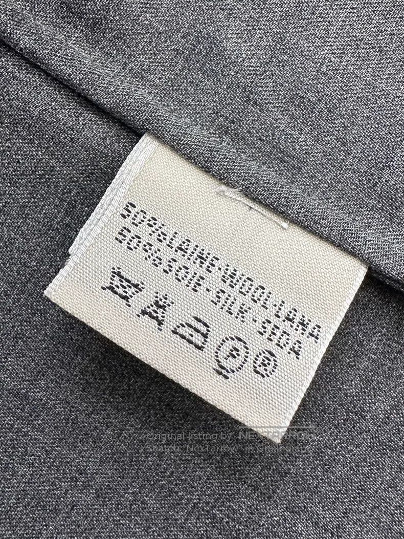 Hermes Hermes Margiela Period Silk and Wool Shirt, Women's, Silve Size M / US 6-8 / IT 42-44 - 9 Thumbnail