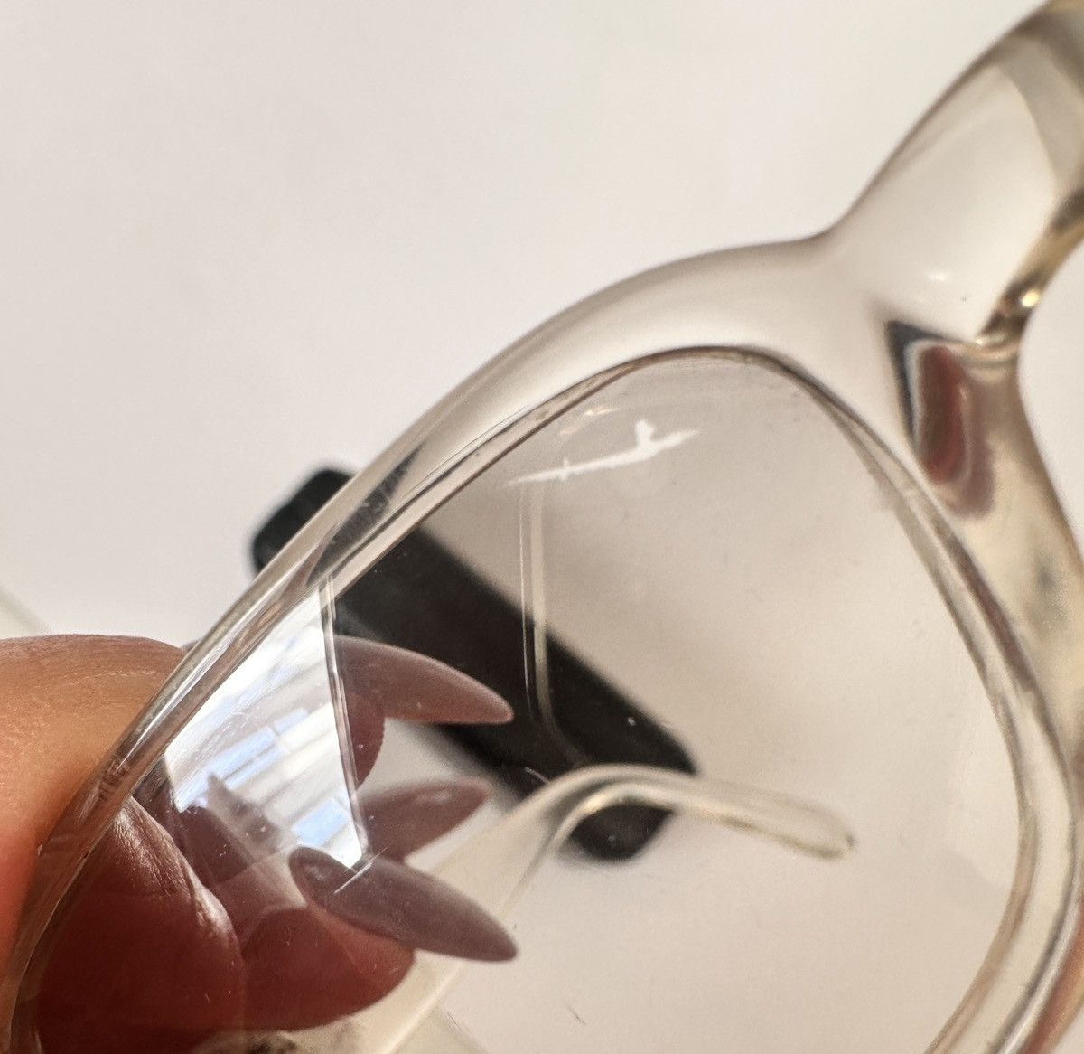 Versace Versace 554-H Rimless Clear Sunglasses (Vintage Y2K Medusa) Size ONE SIZE - 5 Thumbnail