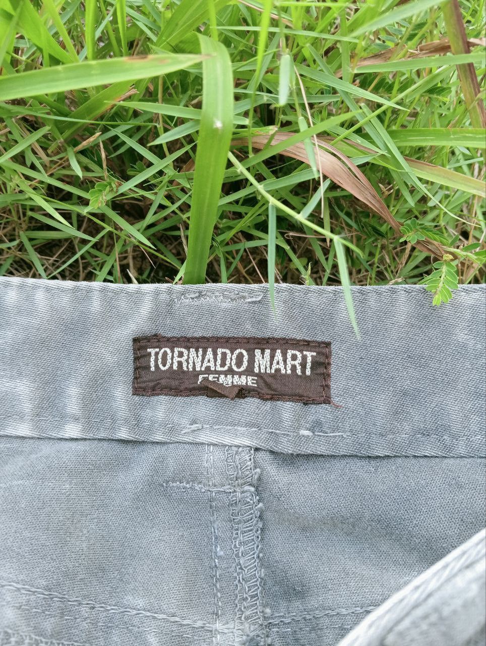 Tornado Mart VINTAGE JAPANESE TORNADO MART FEMME TWO TONE STRETCH PANTS Size 29" - 7 Thumbnail
