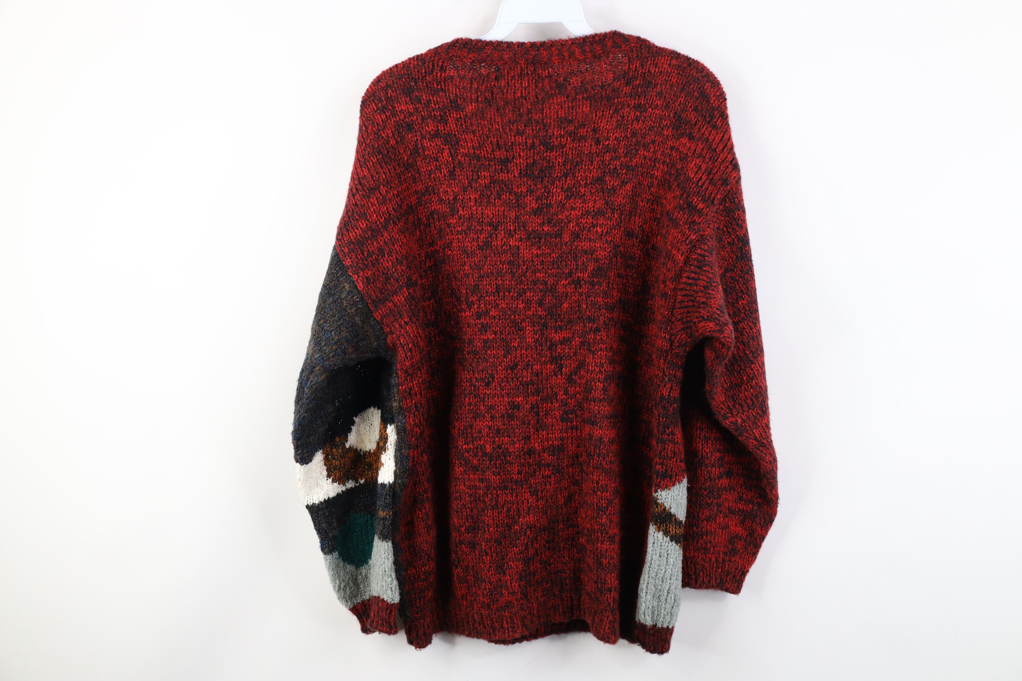 Vintage Vintage 90s Streetwear Wool Blend Knit Crewneck Sweater Size M / US 6-8 / IT 42-44 - 10 Thumbnail