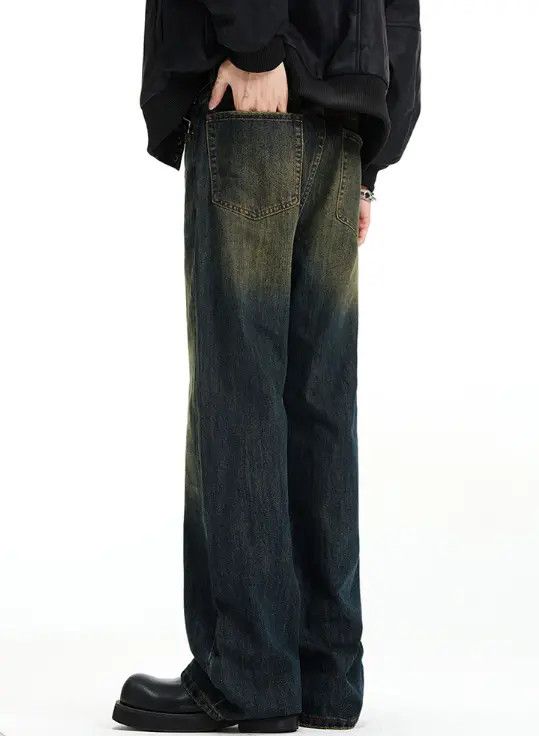 Japanese Brand Iyo Vintage distressed straight Cleanfit loose casual jeans Size US 32 / EU 48 - 5 Thumbnail