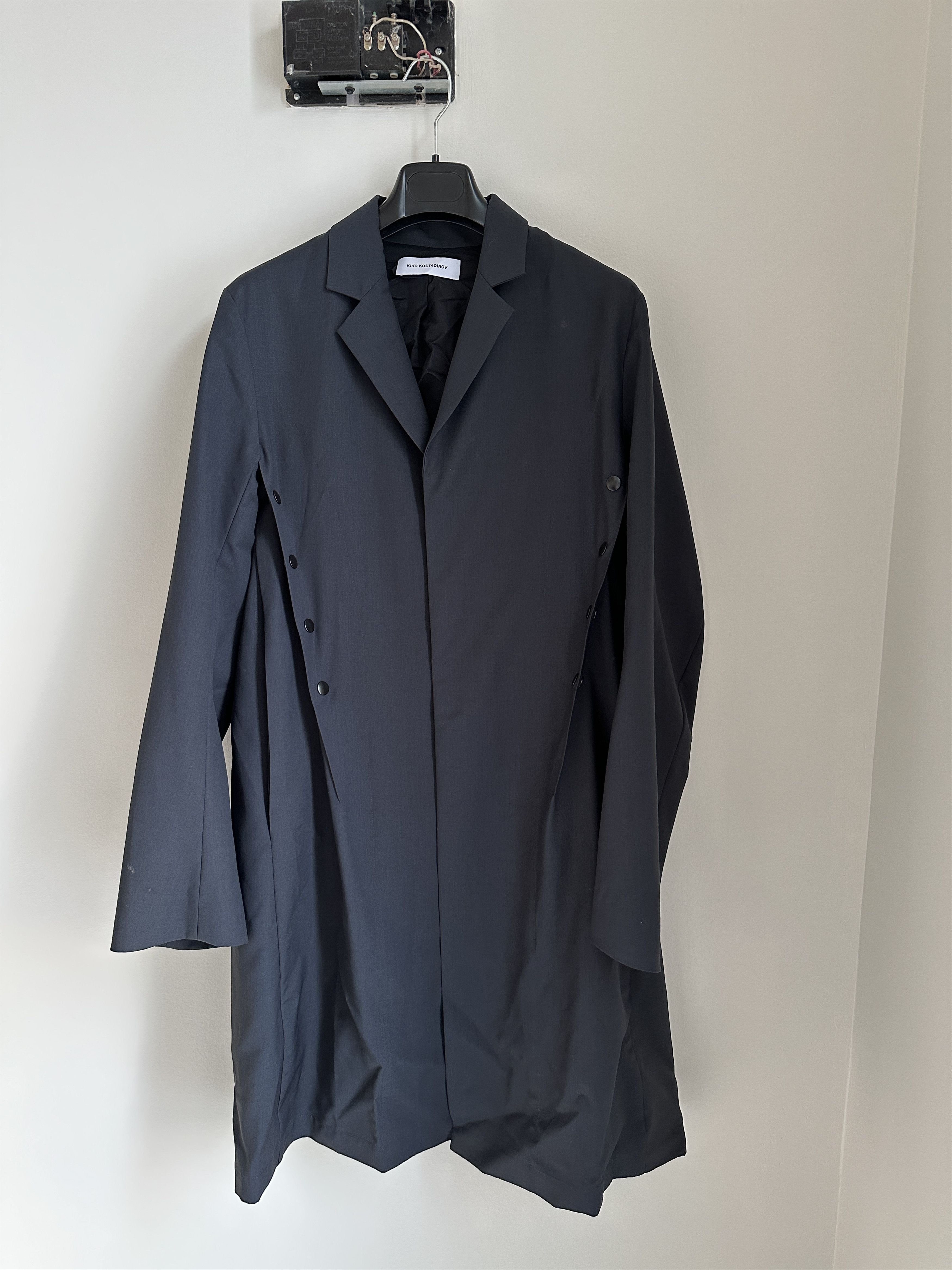 Kiko Kostadinov AW 2019 Vein Jacket - 00072019 Midnight Stripe