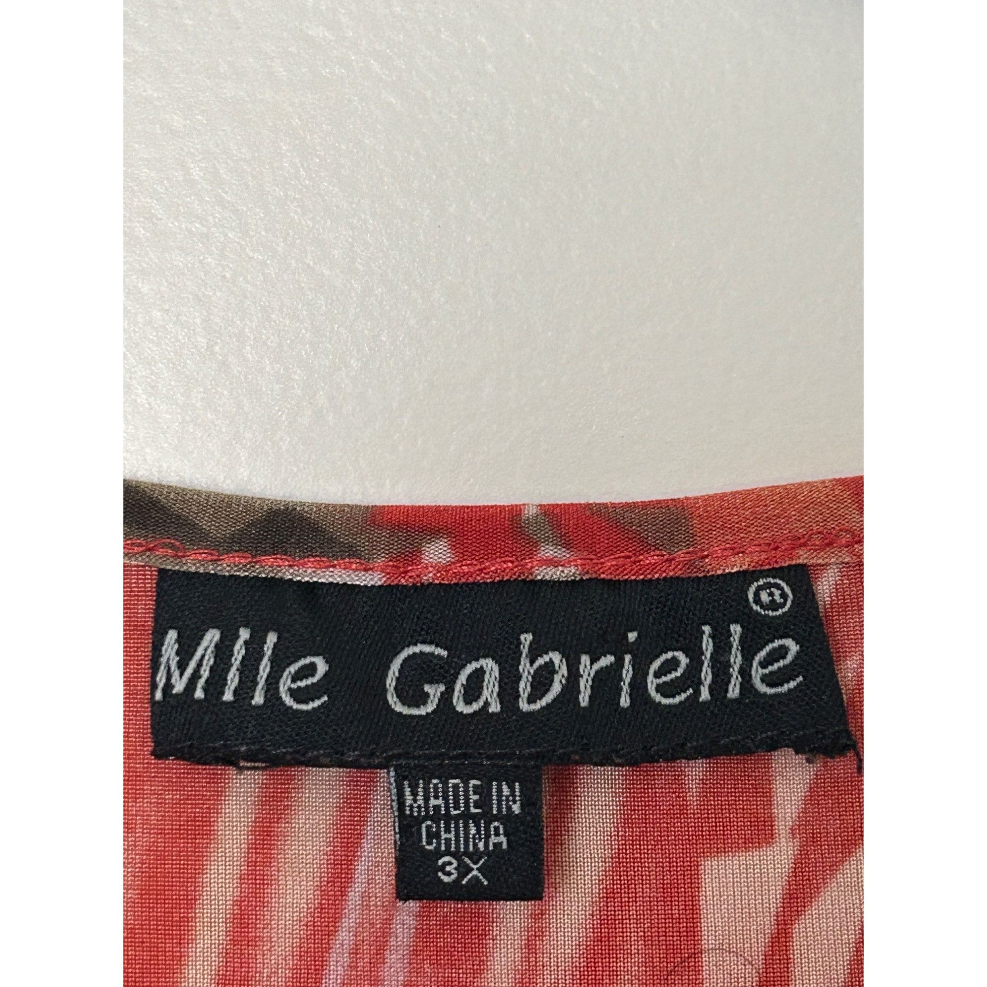 Other Mlle Gabrielle Multicolor woman plus size Maxi Dress 2X Size XXL / US 16-18 / IT 52-54 - 9 Thumbnail