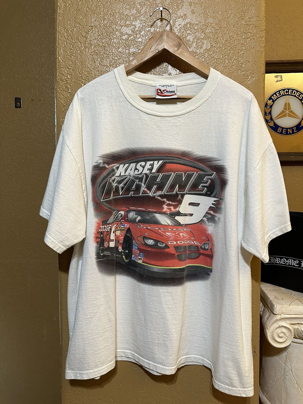 Chase Authentics × NASCAR × Vintage Y2K NASCAR Kasey Kahne Dodge Racing Tee Large Size US L / EU 52-54 / 3 - 2 Thumbnail