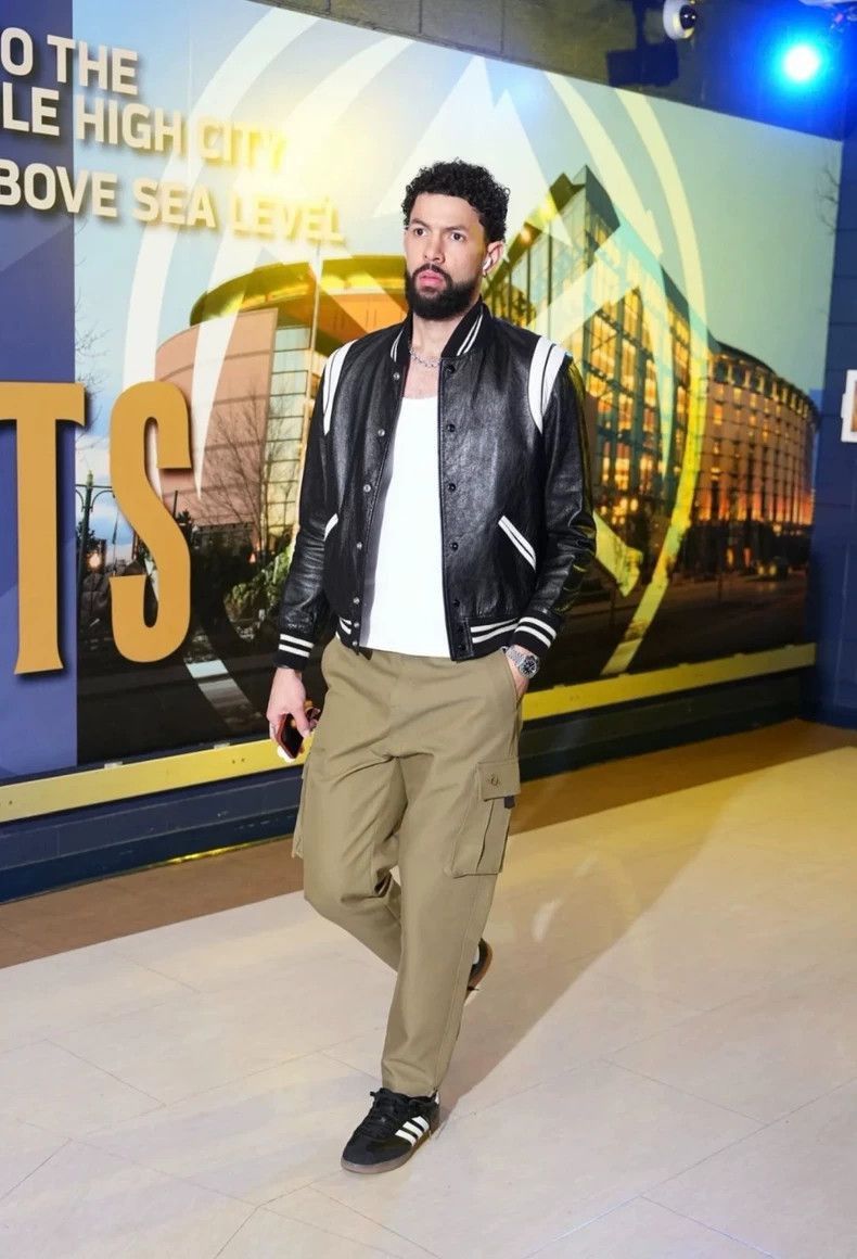 Saint Laurent Paris Saint Laurent Paris 16fw black and white baseball jacket-25 Size US S / EU 44-46 / 1 - 7 Thumbnail