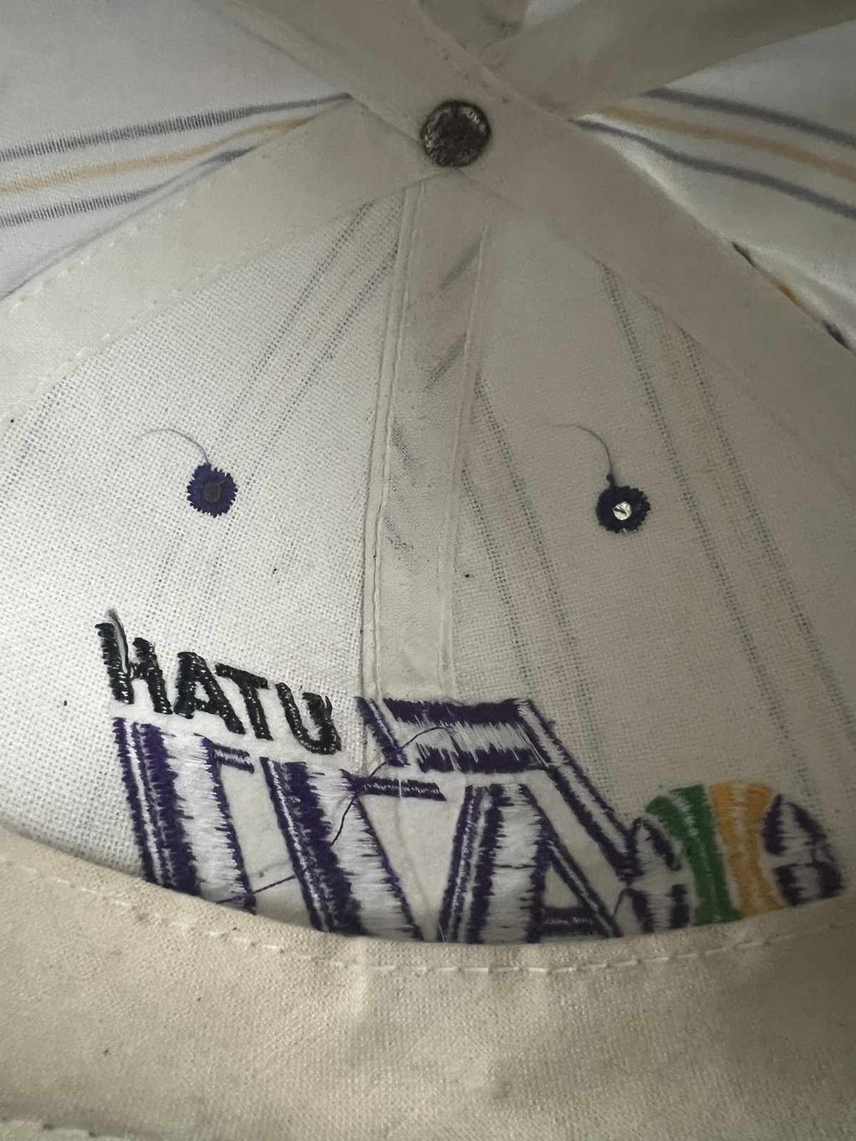 Vintage Vintage 90’s Baseball Cap - Starter Utah JAZZ NBA Size ONE SIZE - 4 Thumbnail