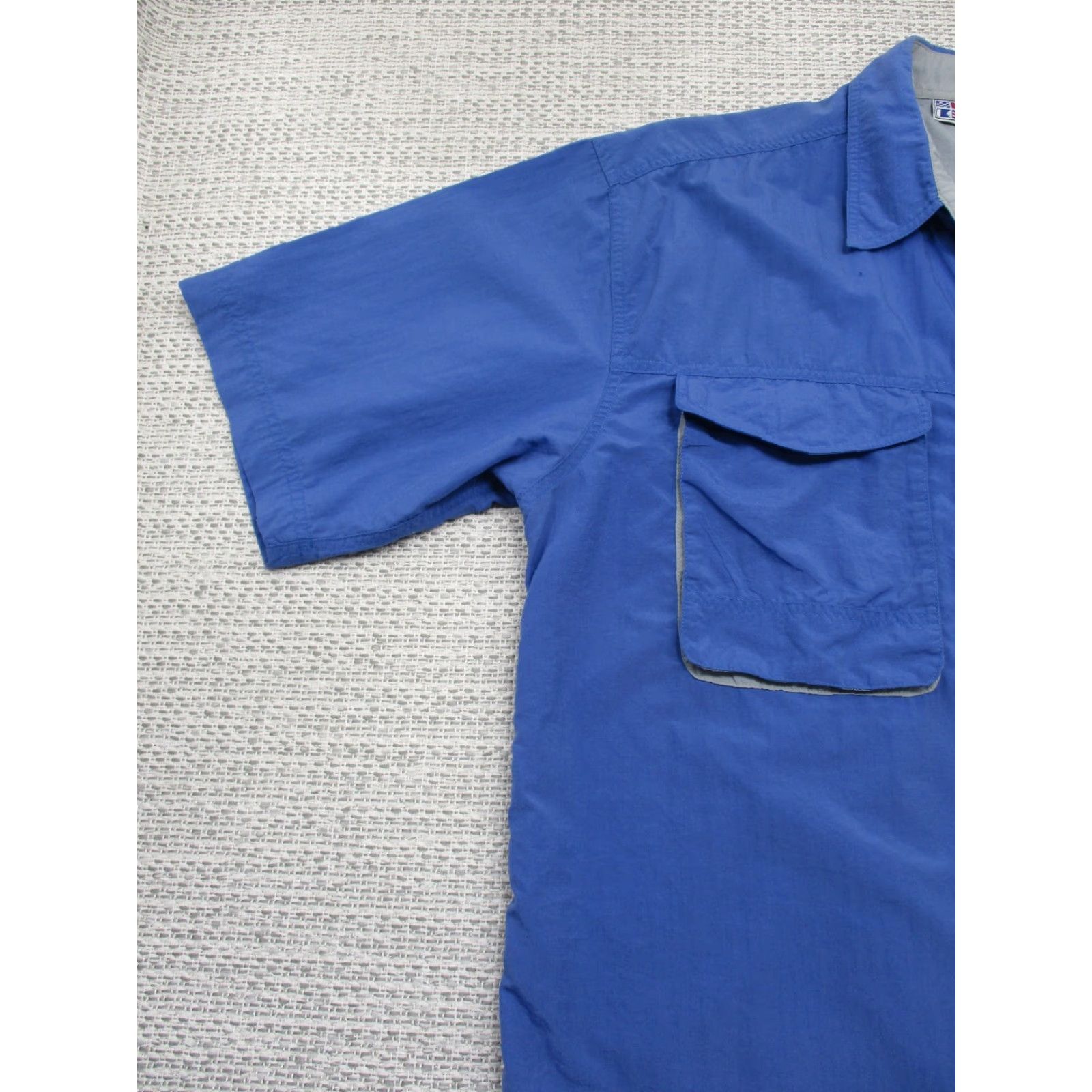 Vintage VINTAGE North Atlantic Trading Shirt Large L Button Up Outdoor 1990s Blue Mens Size US L / EU 52-54 / 3 - 3 Thumbnail