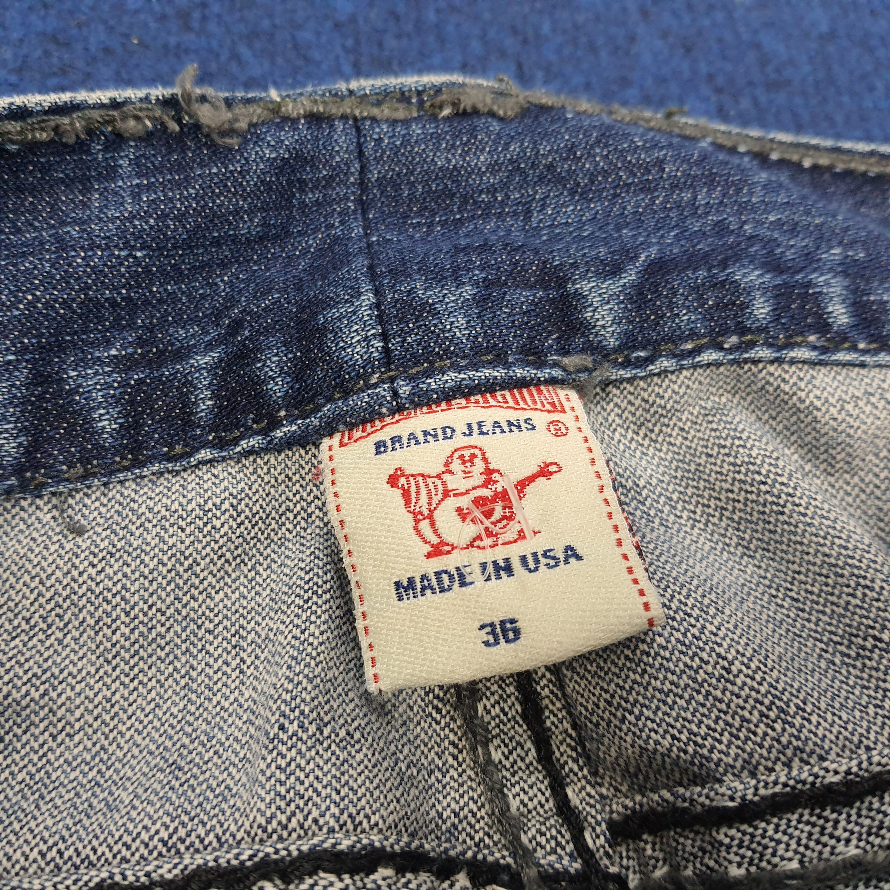 True Religion × Vintage Vintage True Religion American Made Distressed Jeans Size US 35 - 9 Thumbnail