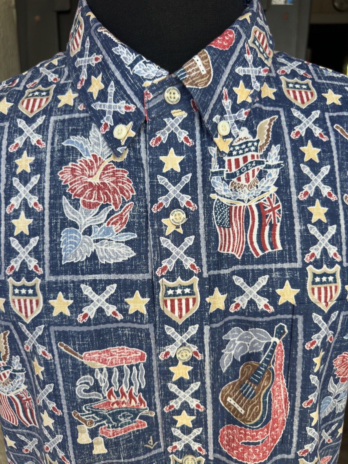 Reyn Spooner New Reyn Spooner Summer Commemorative 2024 Blue Men's XL Size US XL / EU 56 / 4 - 3 Thumbnail