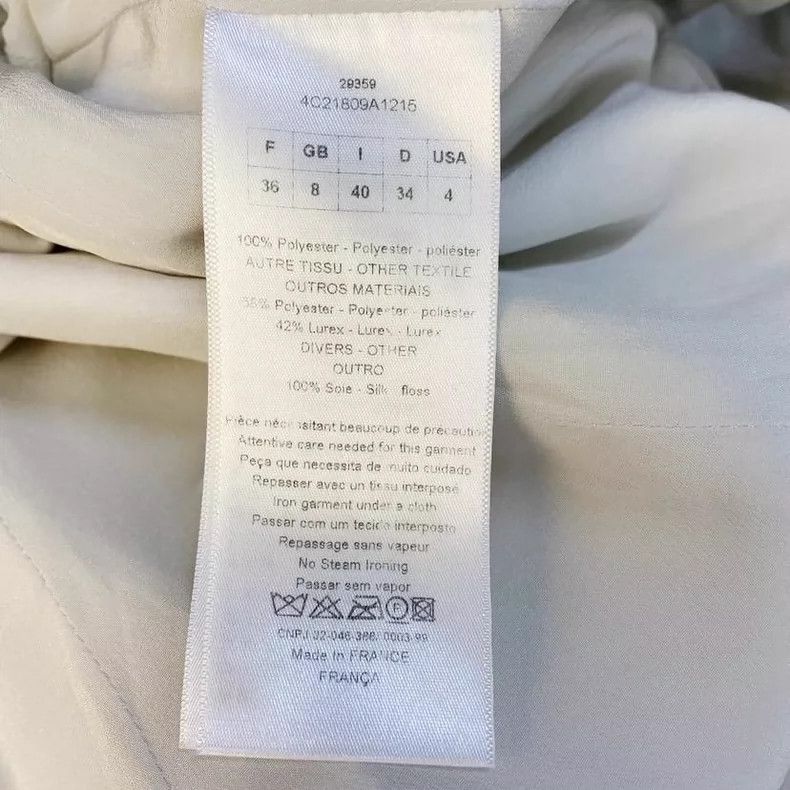 Dior Dior Light blue suit dress Size XS / US 0-2 / IT 36-38 - 4 Thumbnail