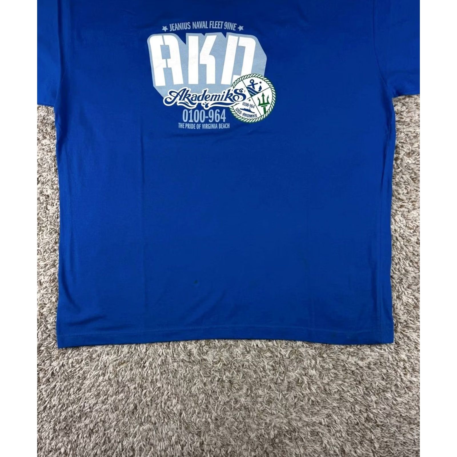 Akademiks VINTAGE Akademiks AKDM Shirt XXL Big Logo Graphic Nautical Print Y2K Hip Hop Streetwear Size US XXL / EU 58 / 5 - 3 Thumbnail