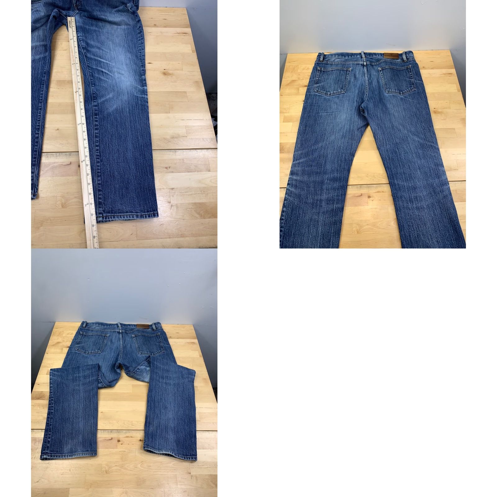 Brooks Brothers Brooks Brothers Jeans Mens 35x30 Blue Denim Straight Fit Casual 10826 Size US 35 - 8 Thumbnail