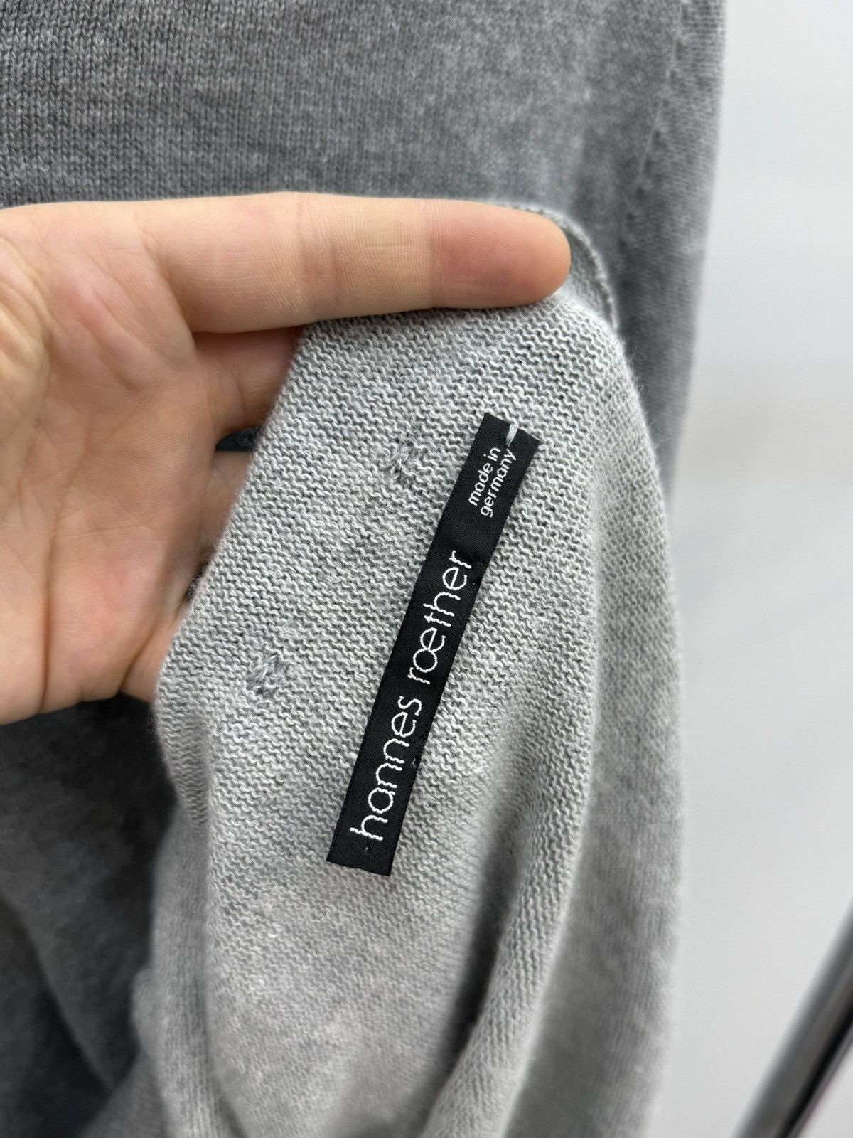 hannes roether Hannes Roether Wool Hoodie Size US L / EU 52-54 / 3 - 7 Thumbnail