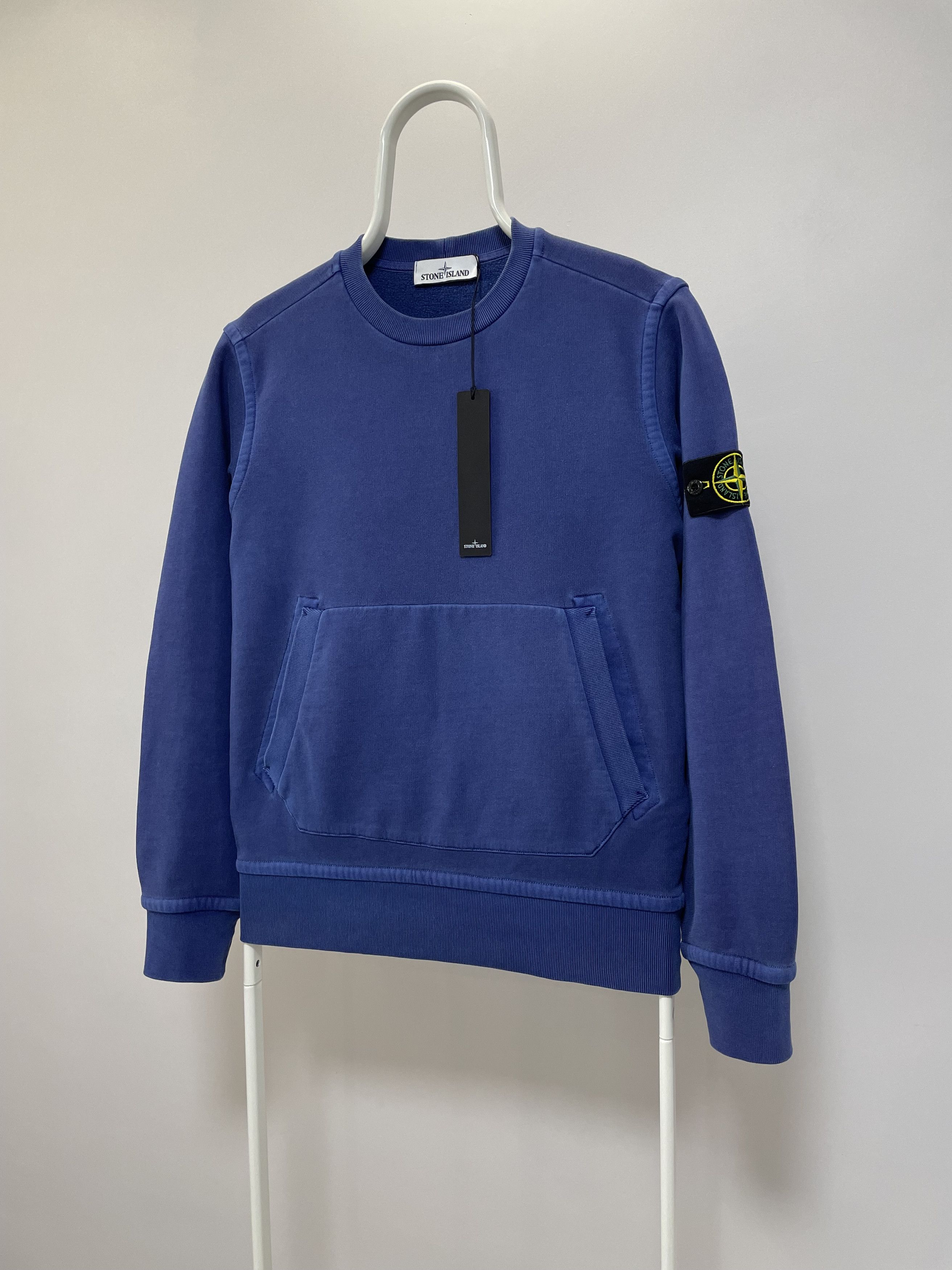Stone Island STONE ISLAND Sweatshirt Garment Dyed Washed Pocket Crewneck Size US M / EU 48-50 / 2 - 4 Thumbnail