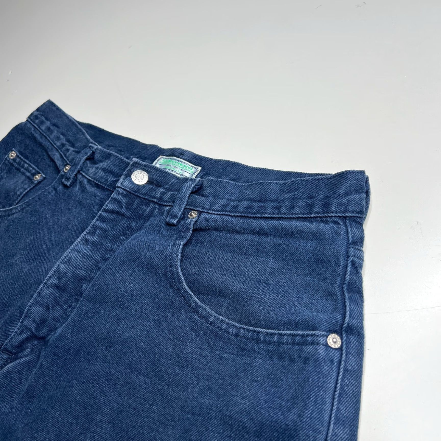 Guess VINTAGE GUESS Denim Shorts Blue 33 5-Pocket 90s USA Made Bermuda Mens Classic Jersey? Size US 33 - 3 Thumbnail