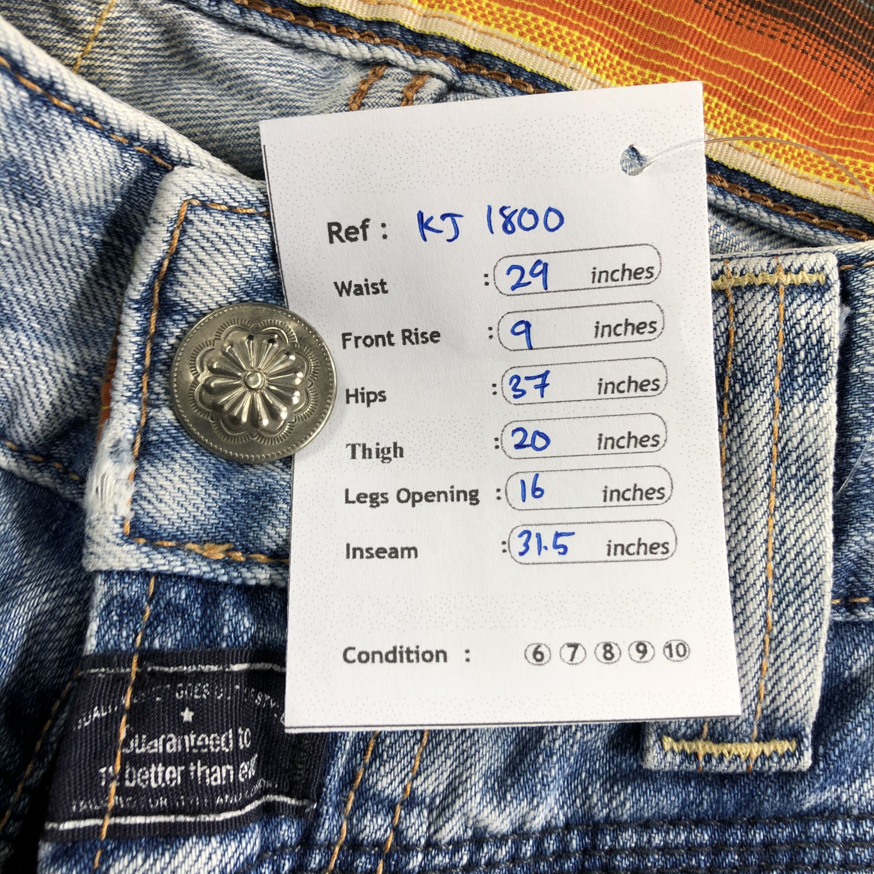 Edwin Edwin Blue Trip Cargo Jeans Multi Pocket Denim KJ1800 Size 28" / US 6 / IT 42 - 11 Thumbnail