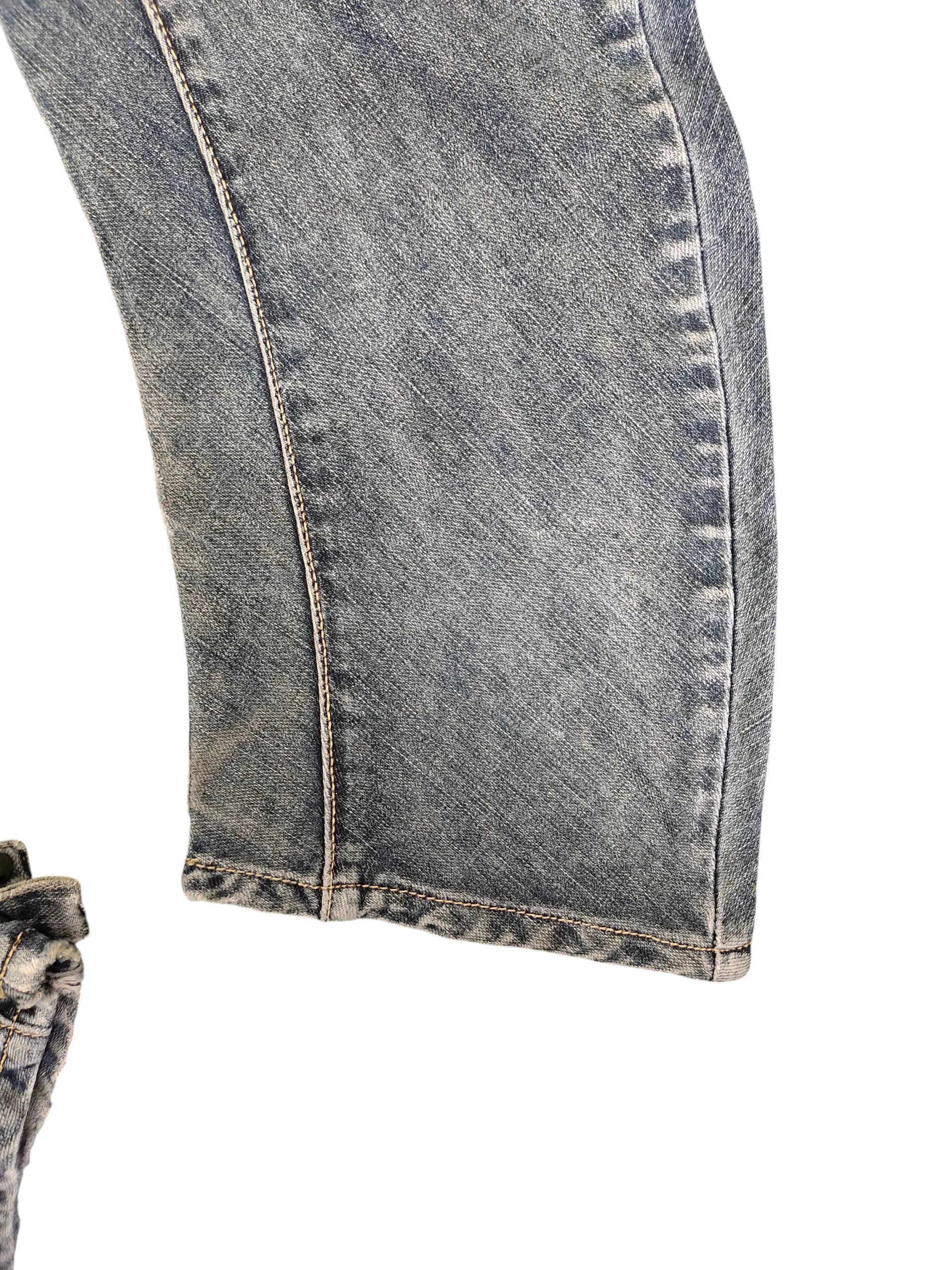 PPFM Ppfm Multi Zipper Pocket Distress Denim Jeans Grunge Punk Size US 32 / EU 48 - 5 Thumbnail
