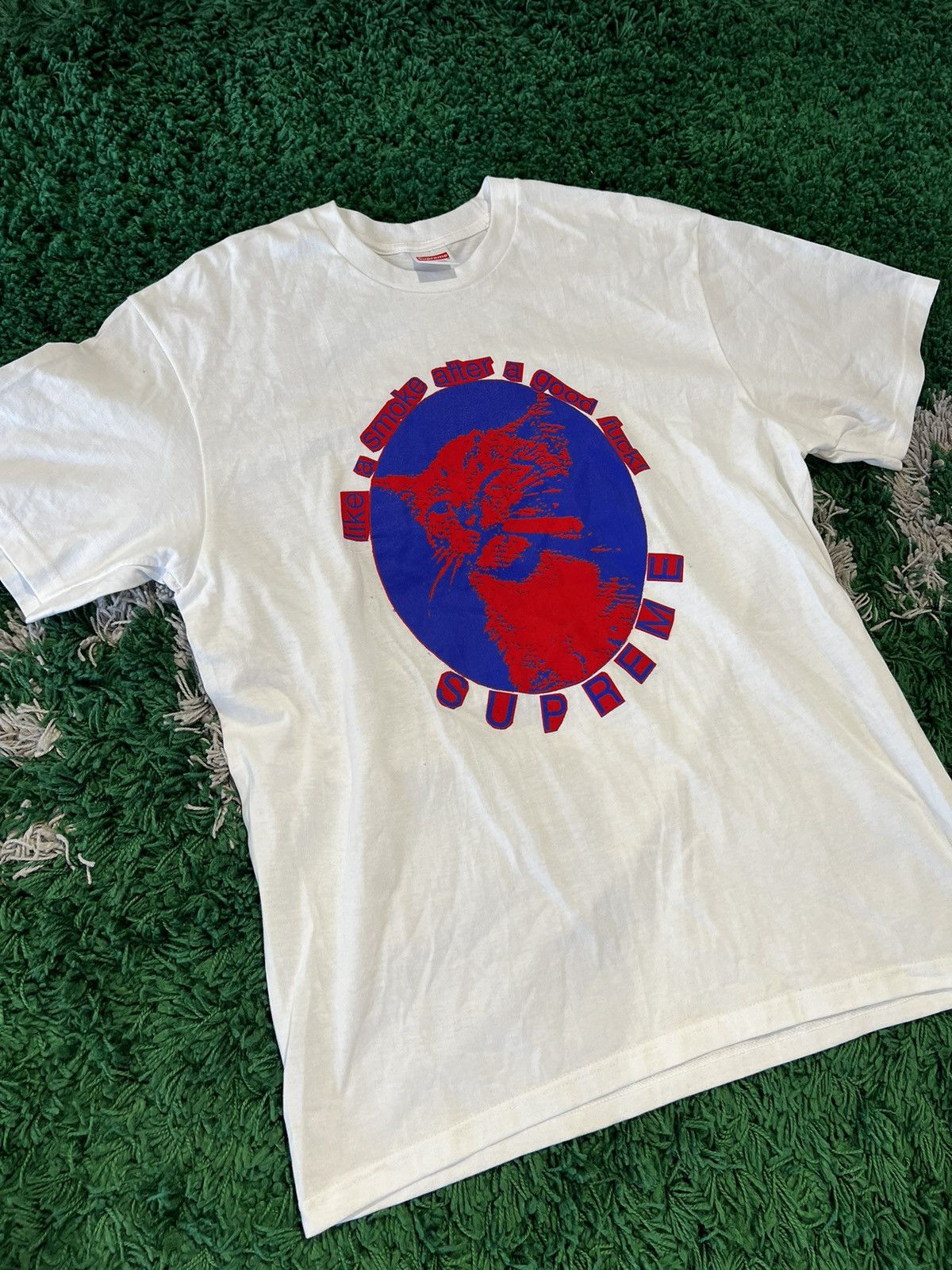 Supreme Supreme Smoke Tee White Size US M / EU 48-50 / 2 - 2 Thumbnail