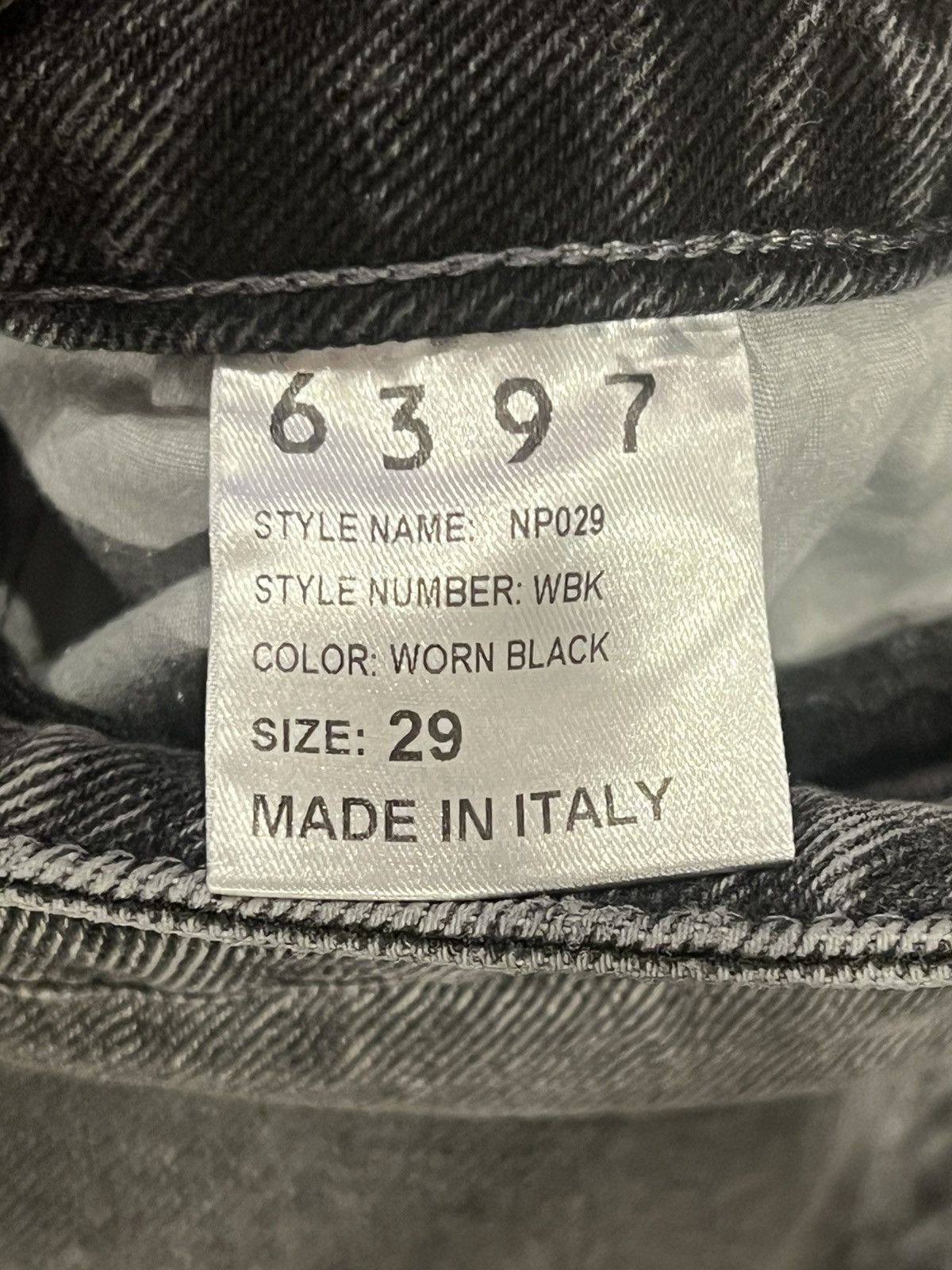 6397 6397 “shorty” jeans made in italy Size 29" - 4 Thumbnail