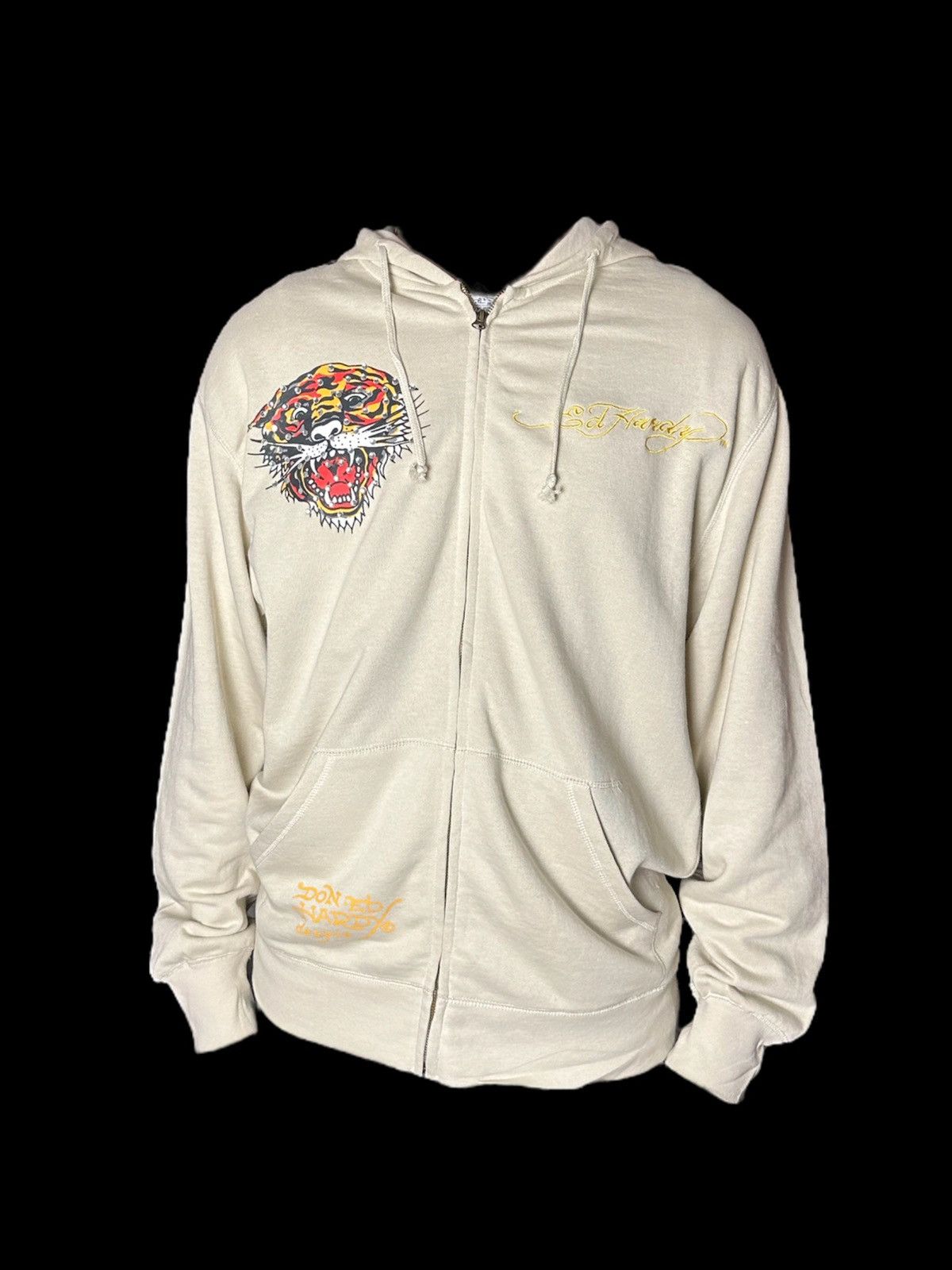 Ed Hardy Ed Hardy by Christian Audigier zip hoodie big logo tiger 2XL Size US XXL / EU 58 / 5 - 2 Thumbnail