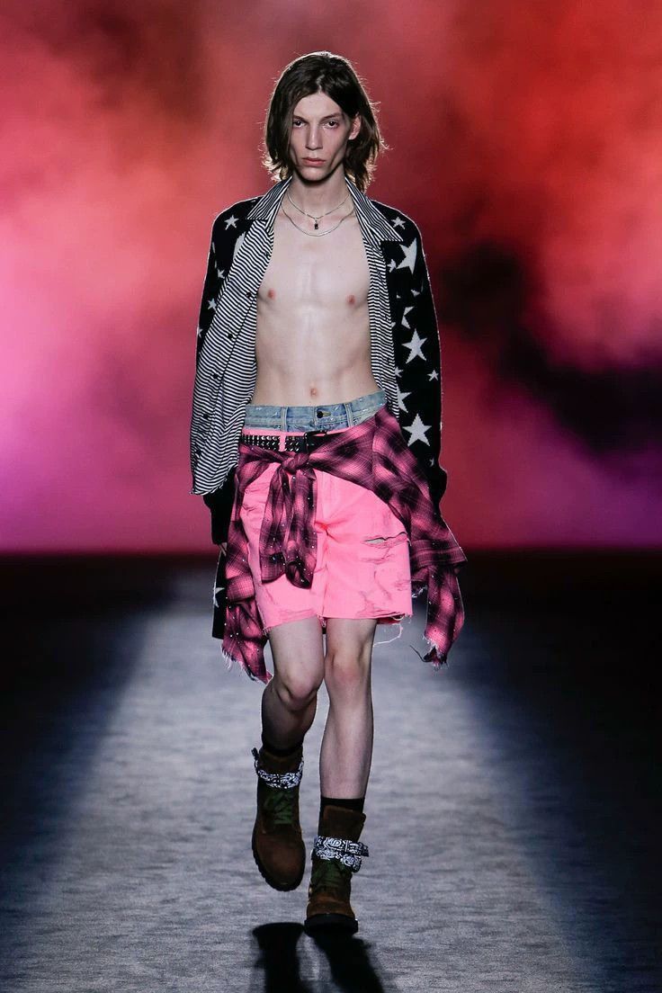 Amiri Amiri19SS show pink rhinestone rivet shirt-2506 Size US S / EU 44-46 / 1 - 7 Thumbnail