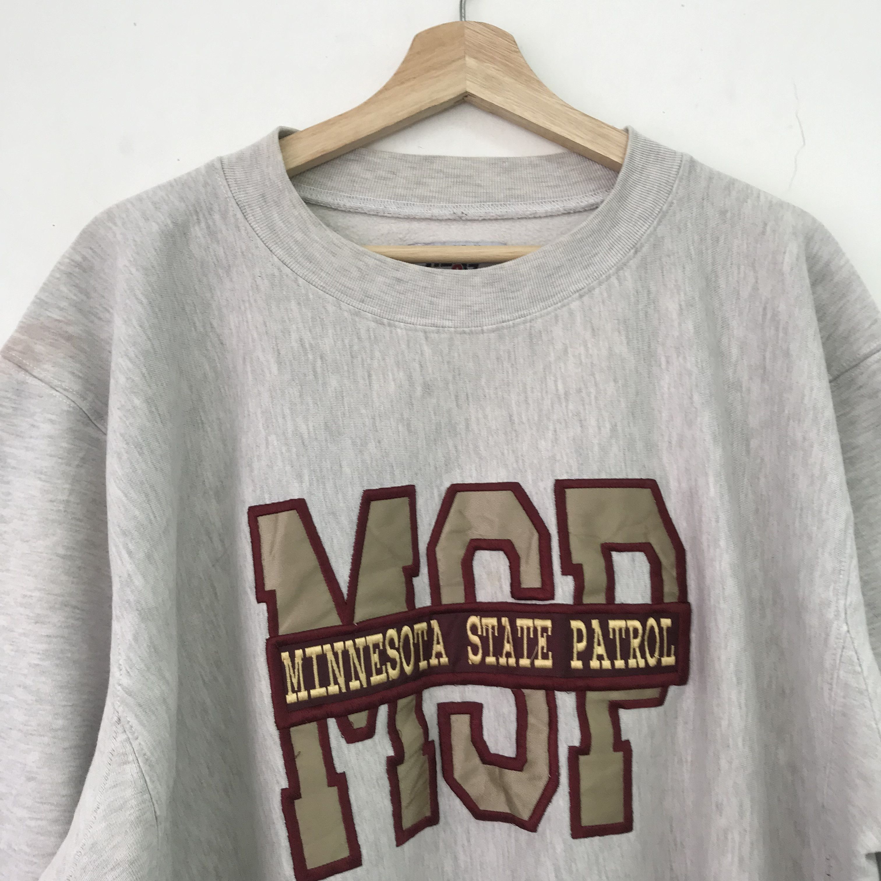 Vintage Vintage 90's Minnesota State Patrol Gray - 398 Size US XXL / EU 58 / 5 - 7 Thumbnail