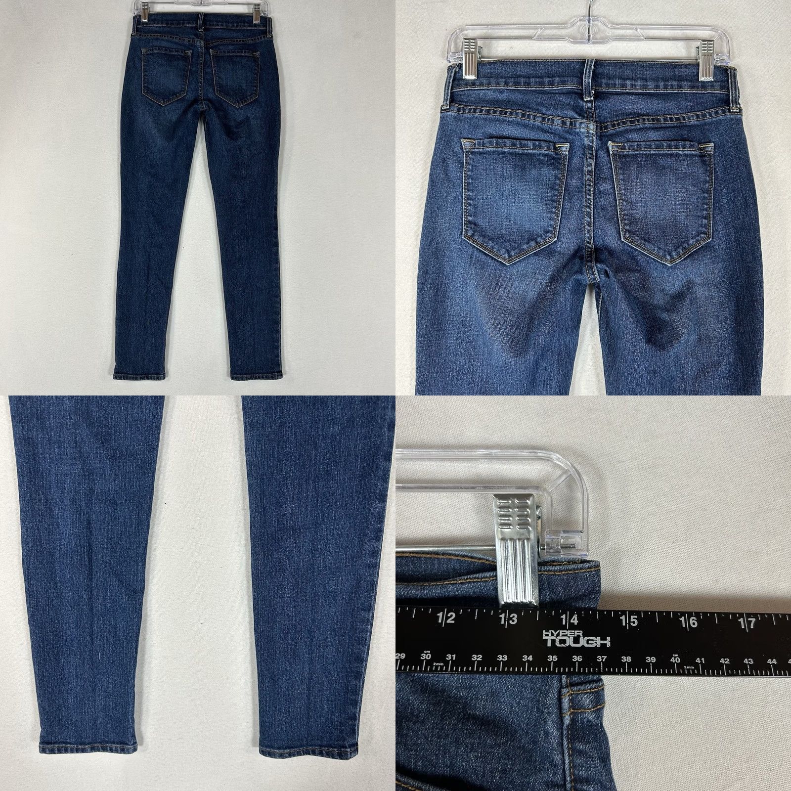 Old Navy Old Navy Original Mid Rise Skinny Jeans Women Size 2 Short Blue Medium Wash 2S Size 26" / US 2 / IT 38 - 8 Thumbnail