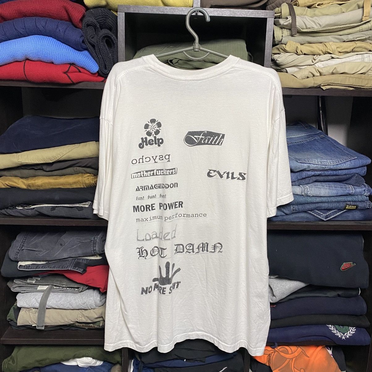Supreme Luxury Supreme Big Graphic logo y2k opium rare tee size XL Size US XL / EU 56 / 4 - 2 Thumbnail