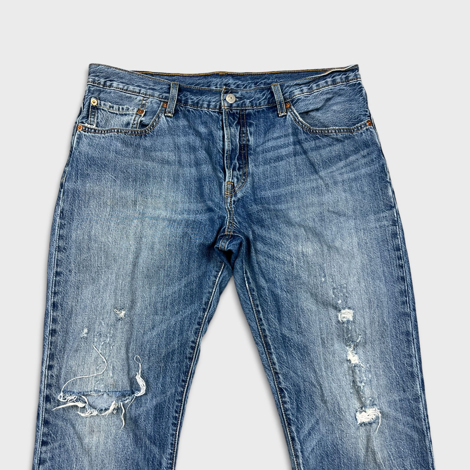 Levi's × Vintage Levi's 501 Jeans 34x28 CT Original Tapered Leg Denim Pants Size US 34 / EU 50 - 2 Thumbnail