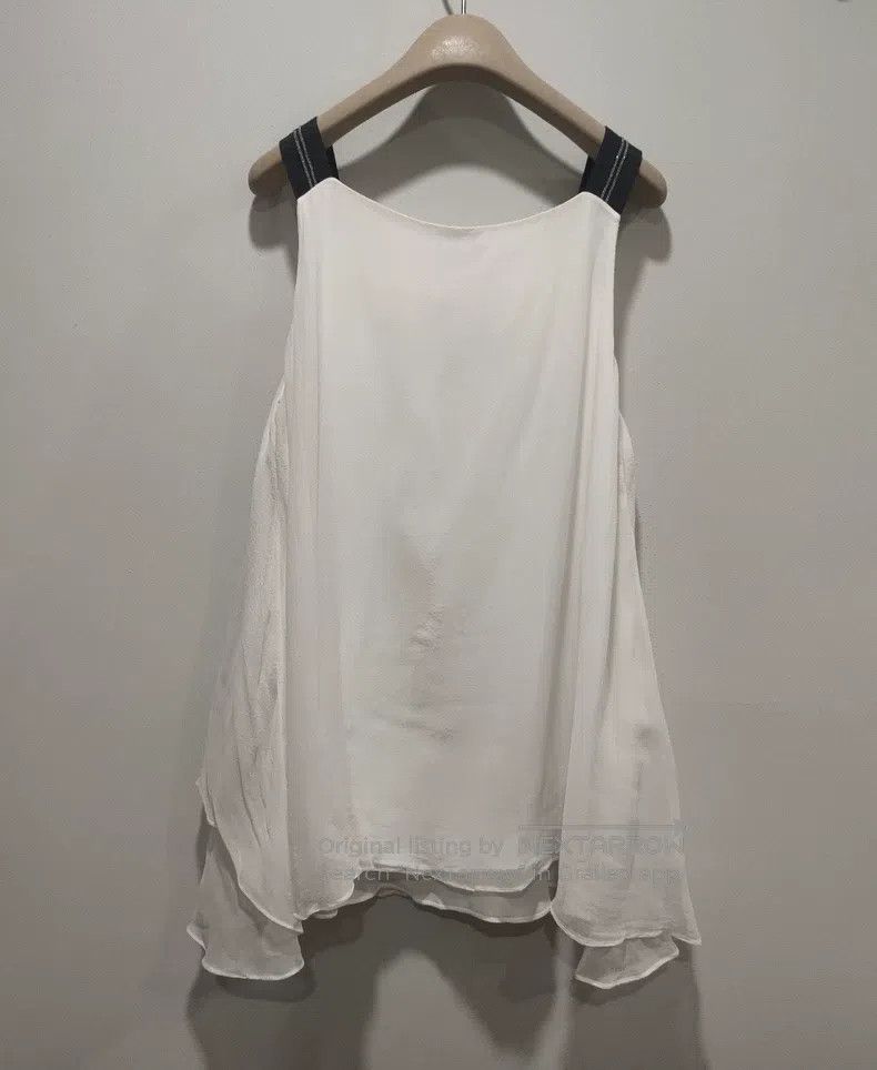Brunello Cucinelli Brunello Cucinelli Sequin silk vest camisole, multi-layere Size S / US 4 / IT 40 - 2 Thumbnail
