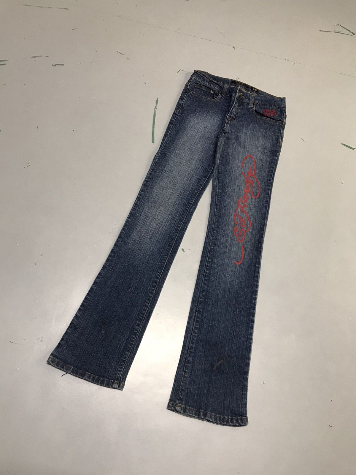 Ed Hardy Vintage Ed hardy embroidered denim Size 28" / US 6 / IT 42 - 3 Thumbnail