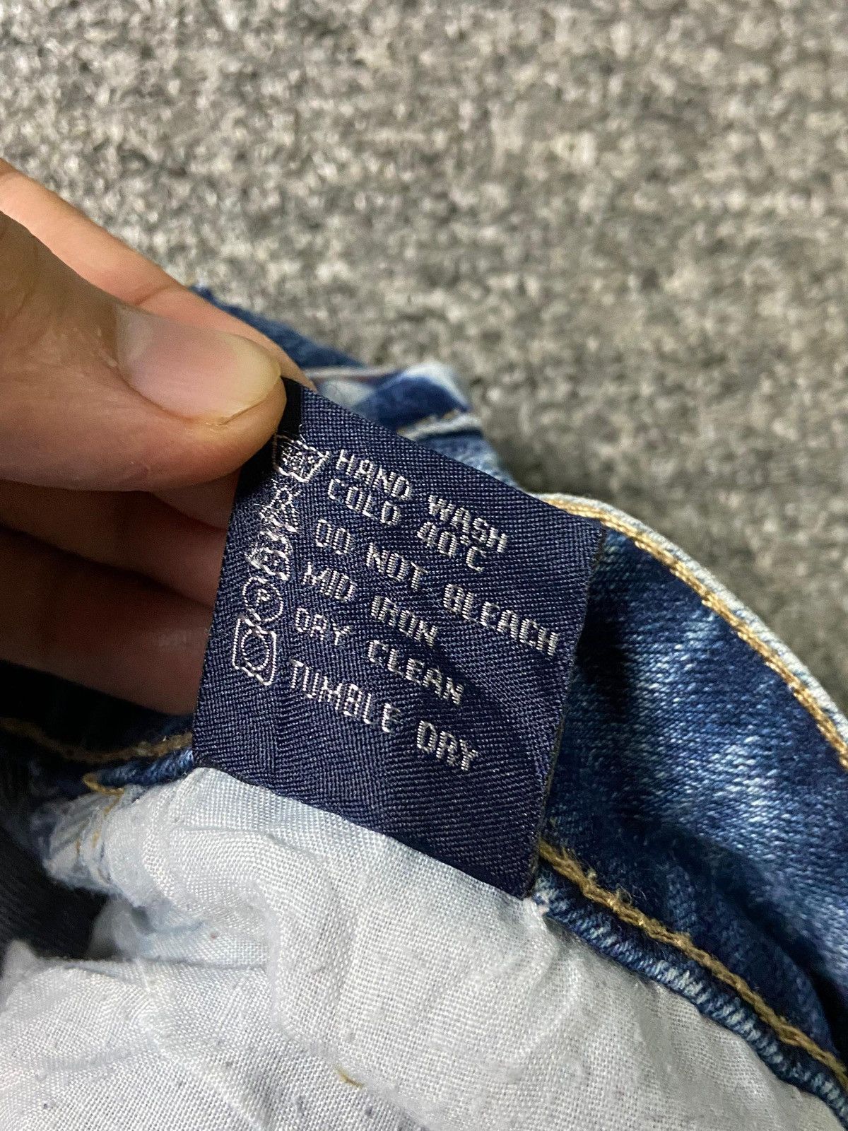Japanese Brand × Seditionaries × Vintage GALLOP Brand Distressed Acid Wash Denim Jeans (132) Size US 32 / EU 48 - 3 Thumbnail