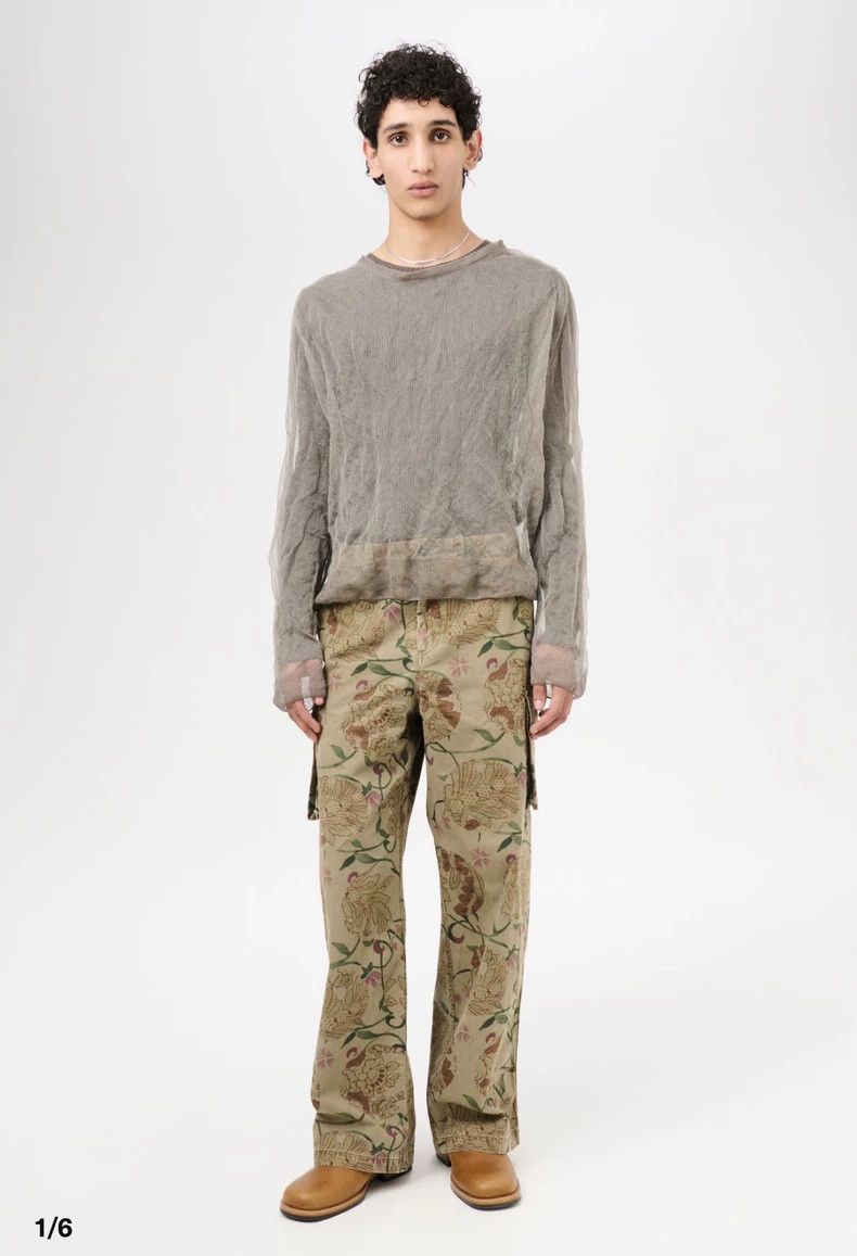 Our Legacy Our Legacy size48 Floral printed work pants Size US 32 / EU 48 - 1 Thumbnail